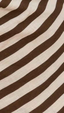 Gia Strapless Top and Shorts Set - Chocolate Stripe - Billy J