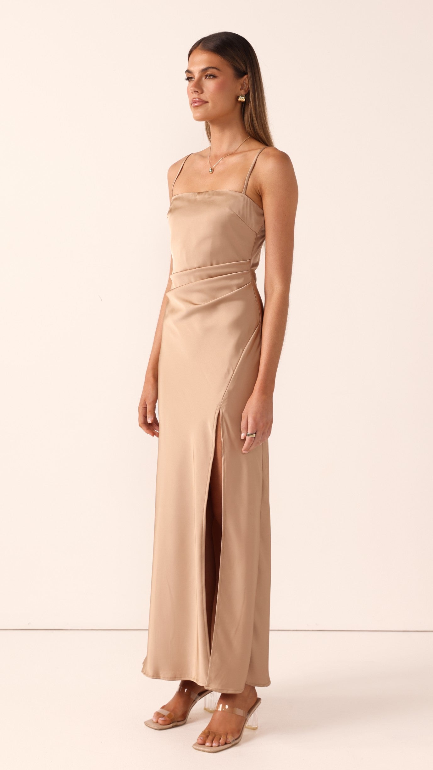 Ilana Maxi Dress - Latte - Billy J