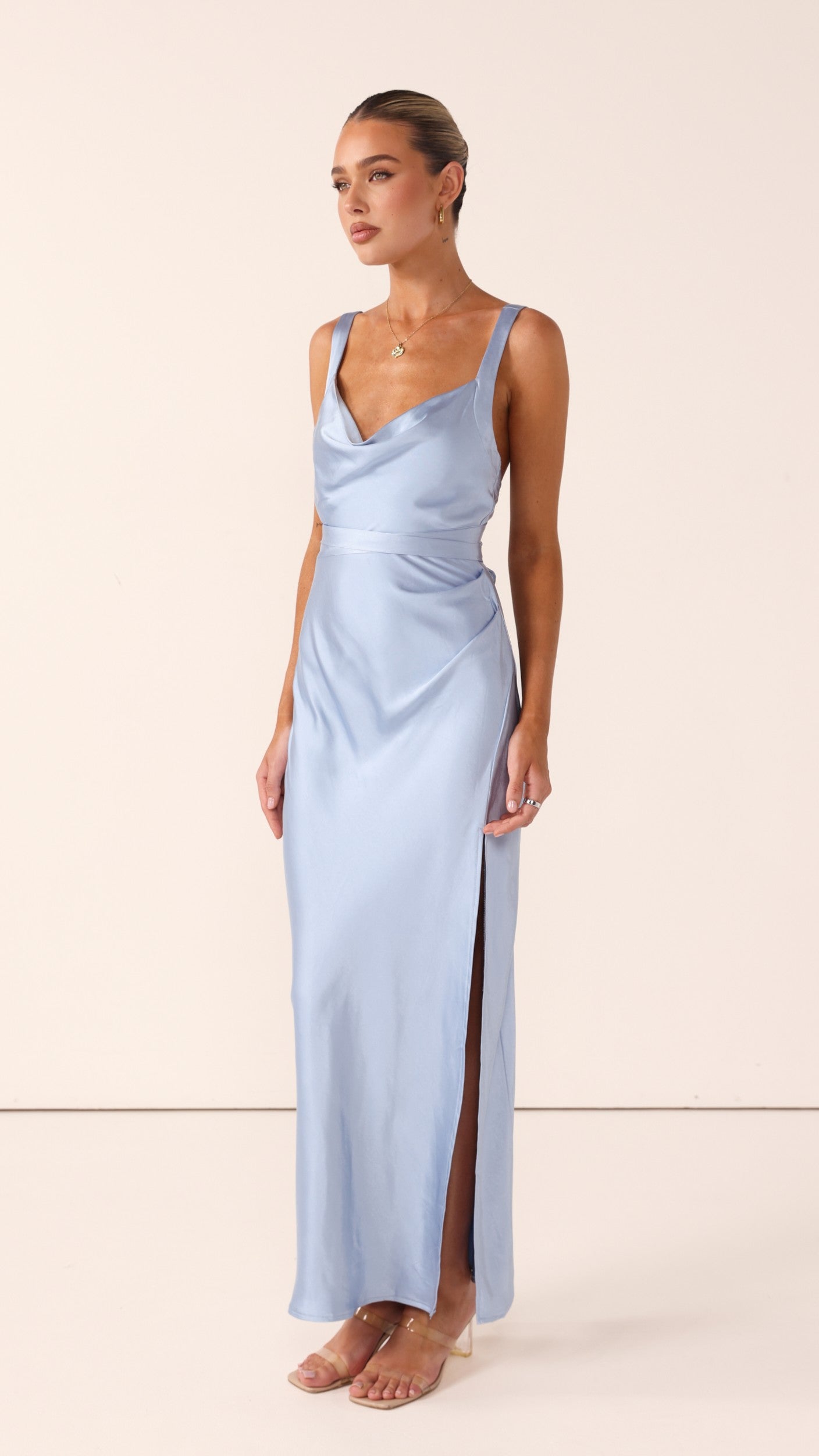 Zendaya Maxi Dress - Blue - Billy J