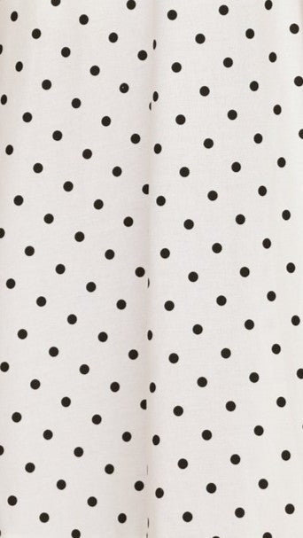 Fiana Top - White/Black Polka Dot - Billy J