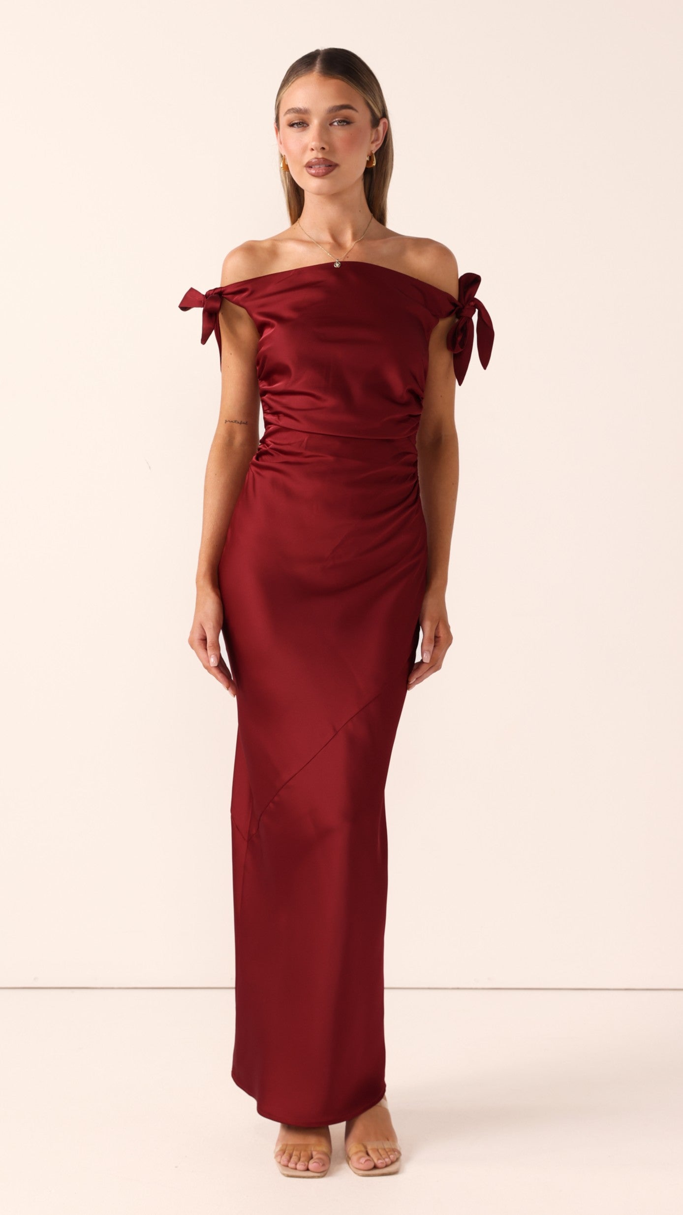Meghan Maxi Dress - Wine - Billy J