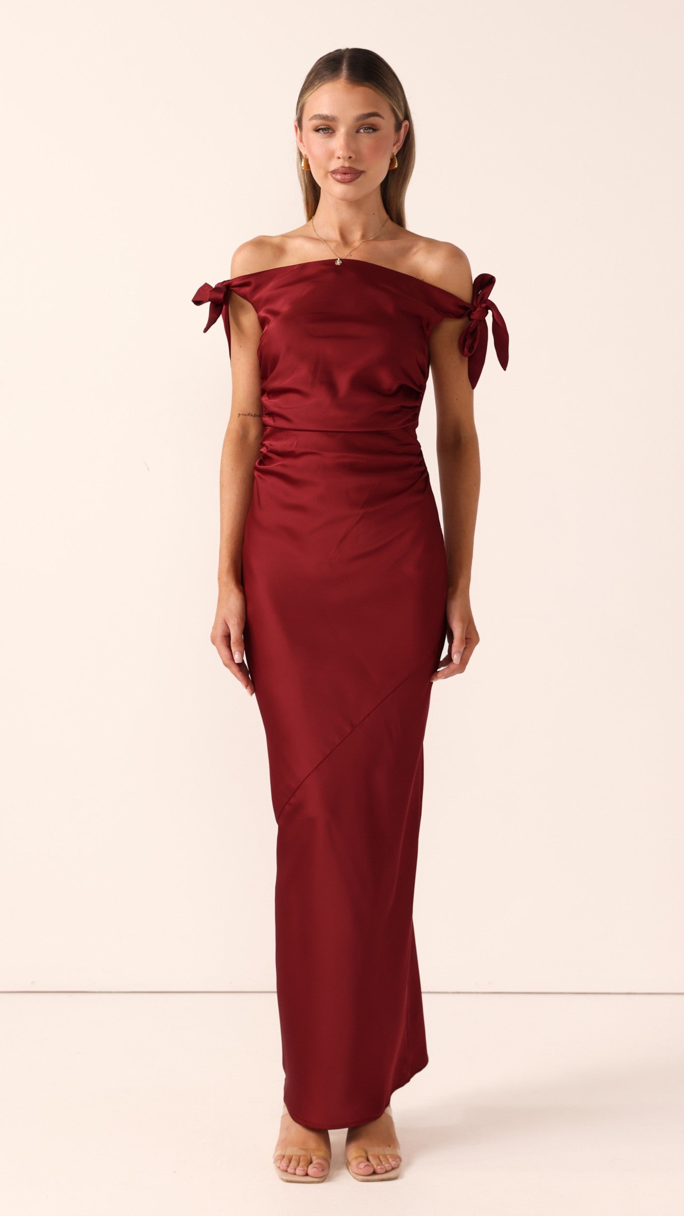 Meghan Maxi Dress - Wine - Billy J