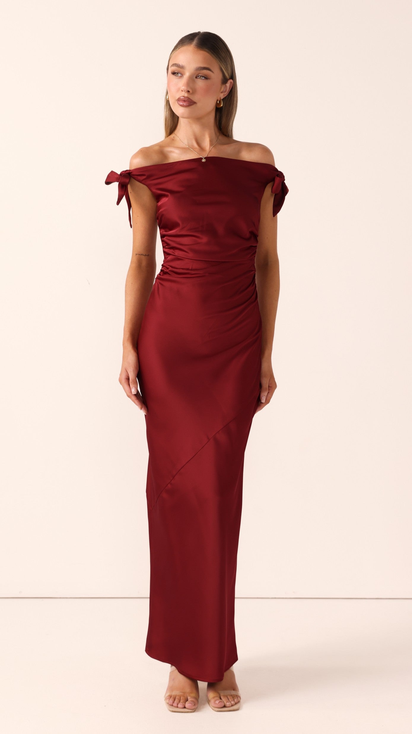 Meghan Maxi Dress - Wine - Billy J