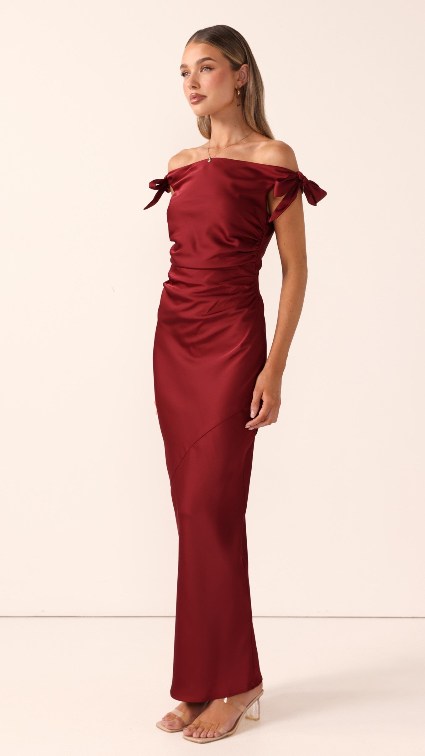 Meghan Maxi Dress - Wine - Billy J