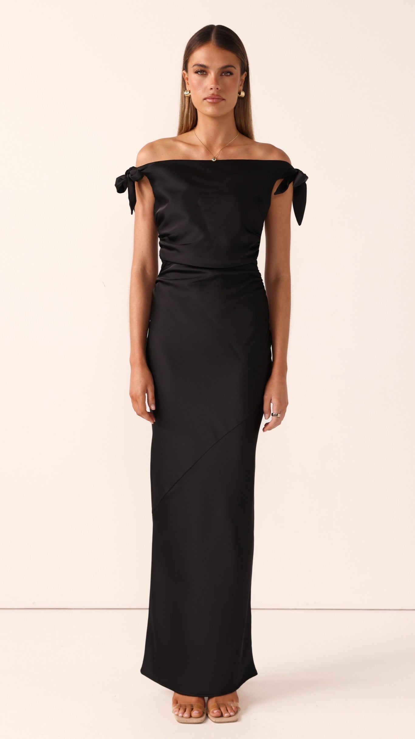 Meghan Maxi Dress - Black - Billy J