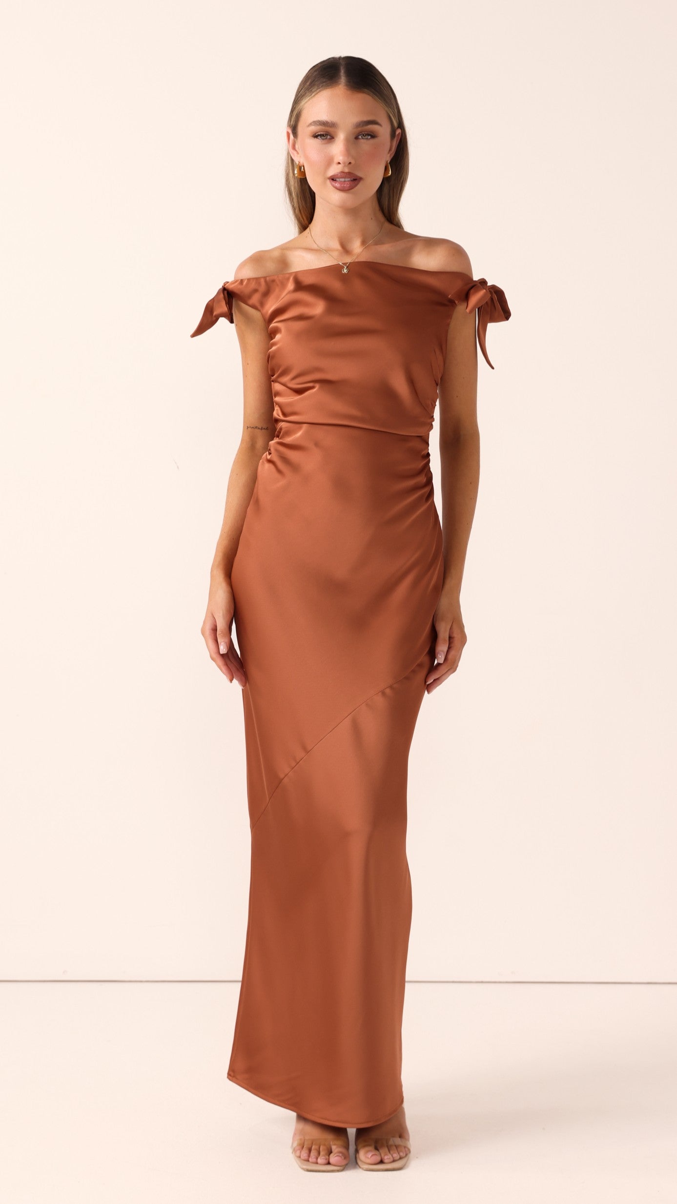 Meghan Maxi Dress - Copper - Billy J