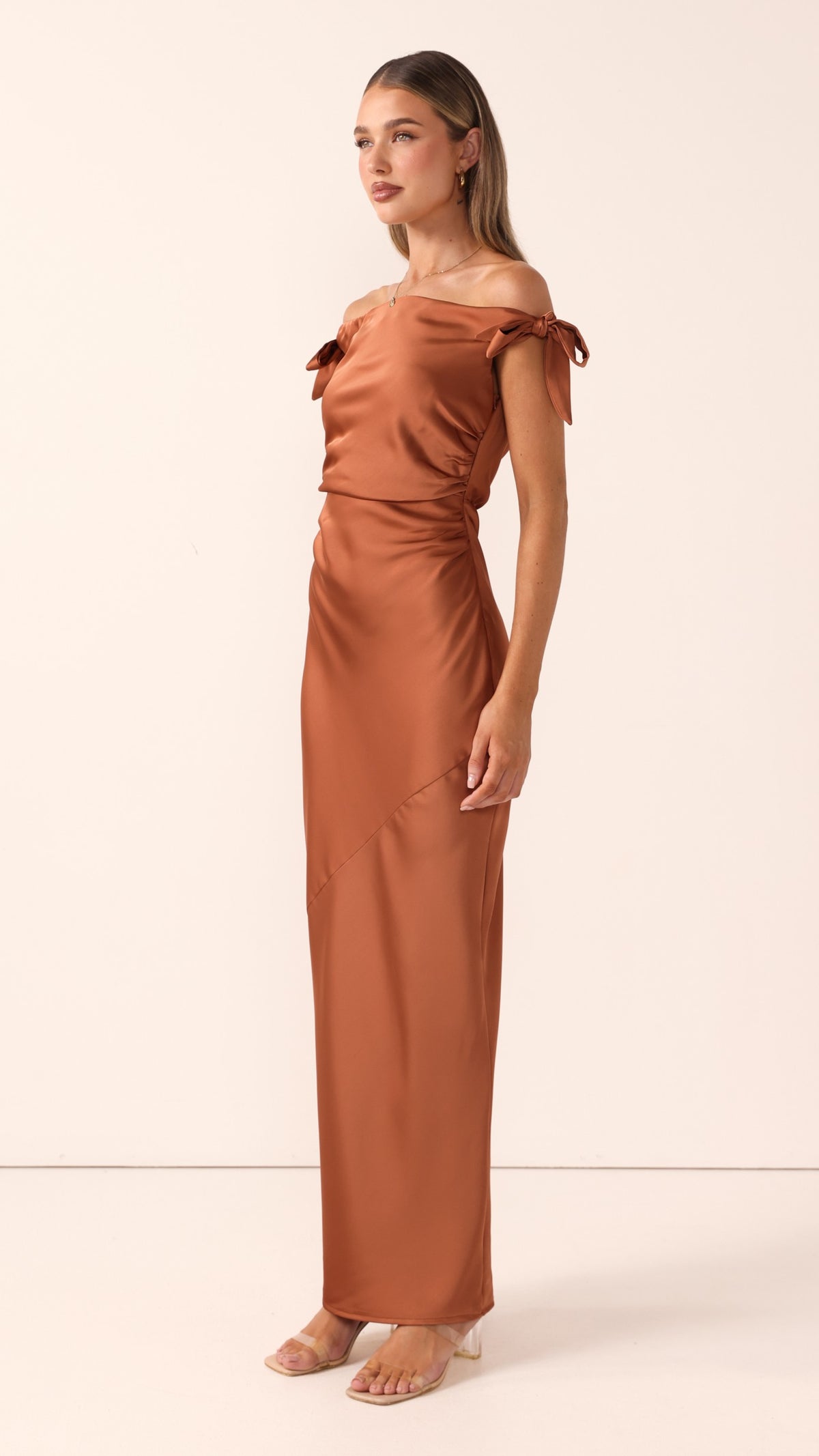 Meghan Maxi Dress - Copper - Billy J