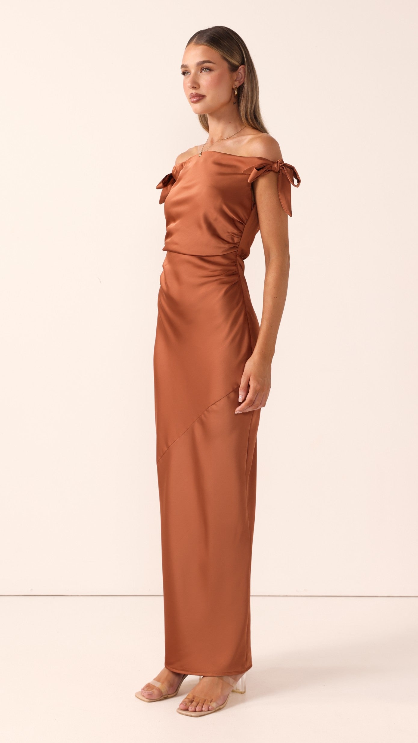 Meghan Maxi Dress - Copper - Billy J