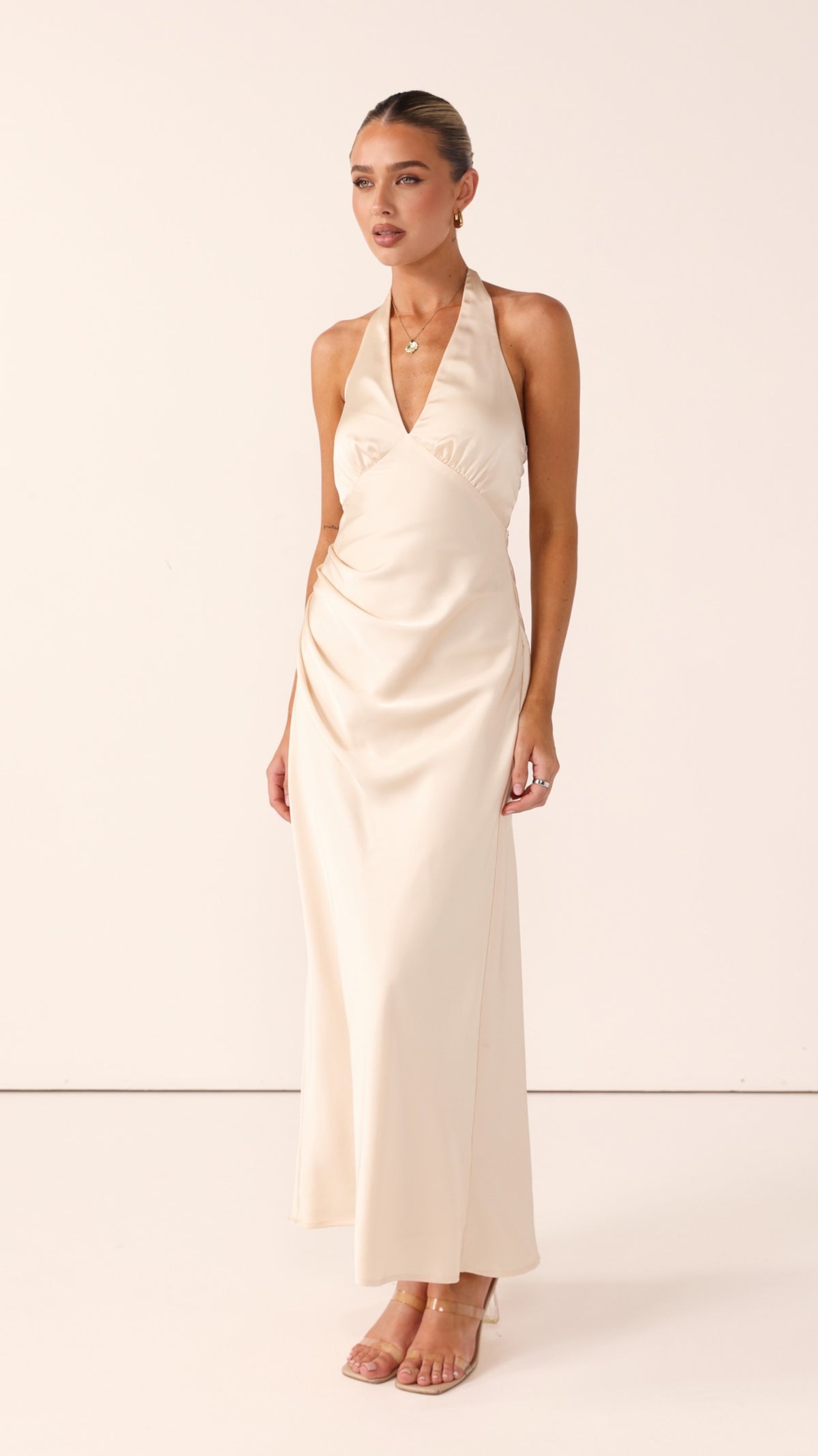 Sylvie Maxi Dress - Soft Gold - Billy J