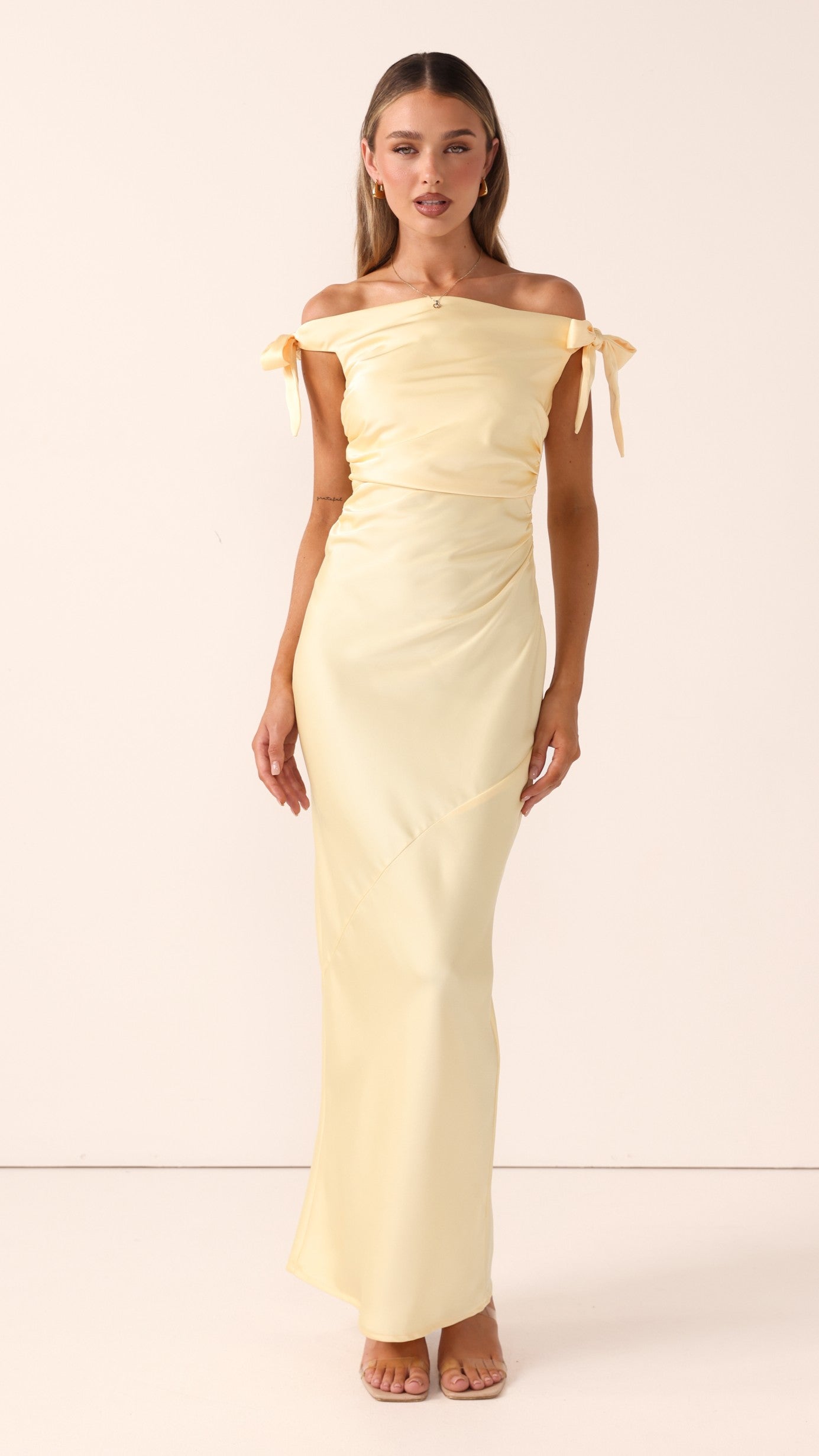 Meghan Maxi Dress - Lemon - Billy J