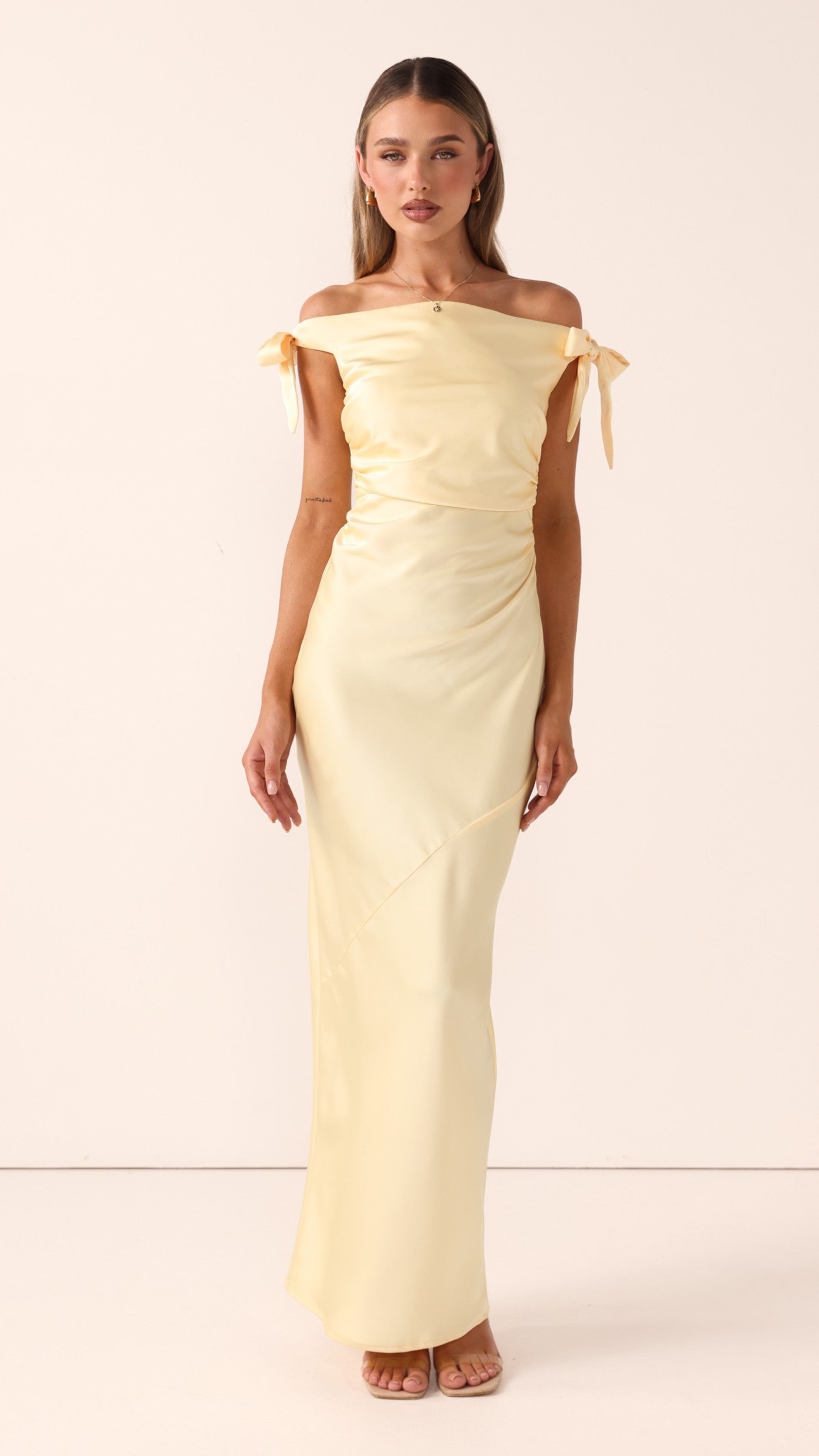 Meghan Maxi Dress - Lemon - Billy J