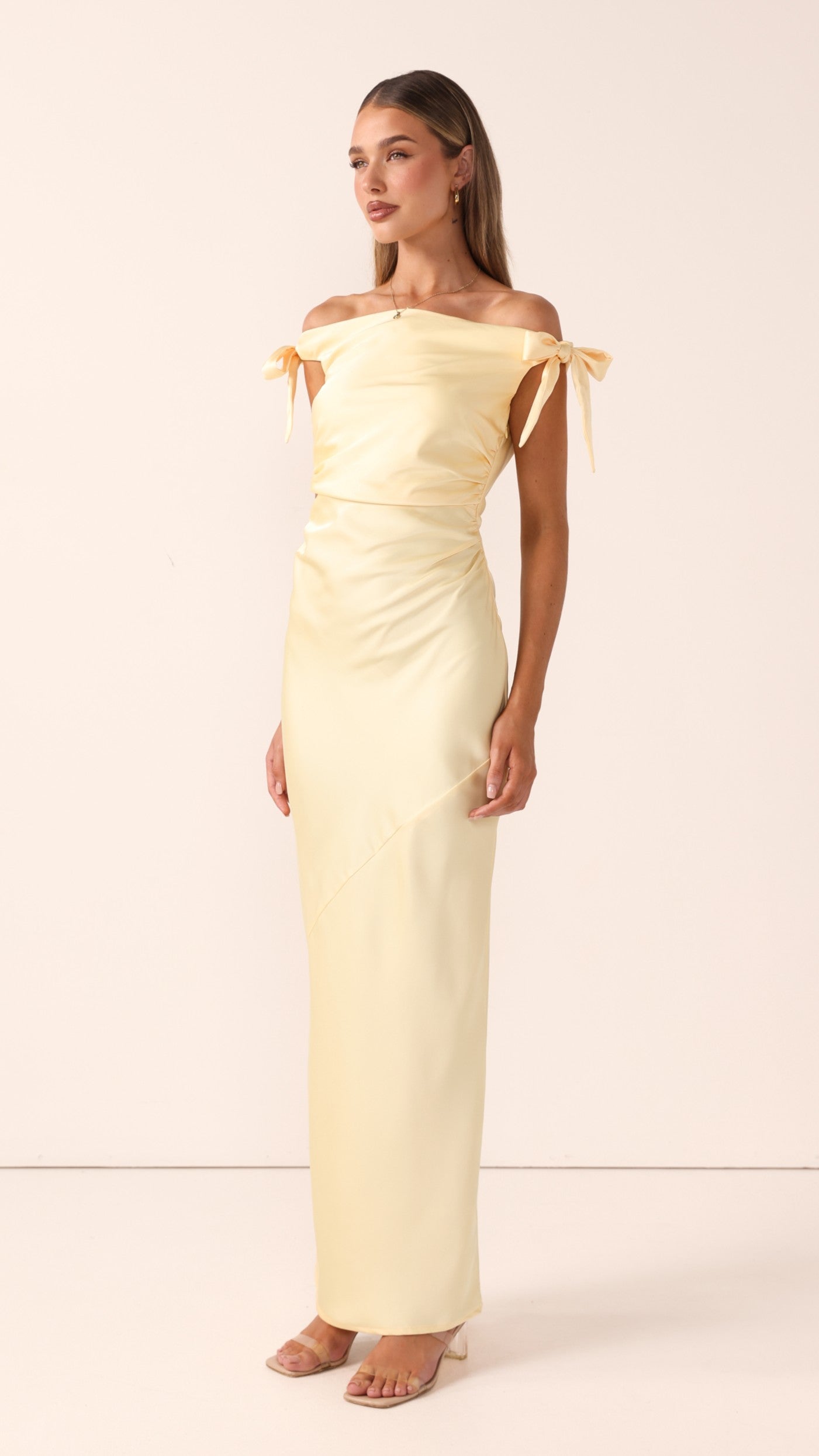 Meghan Maxi Dress - Lemon - Billy J