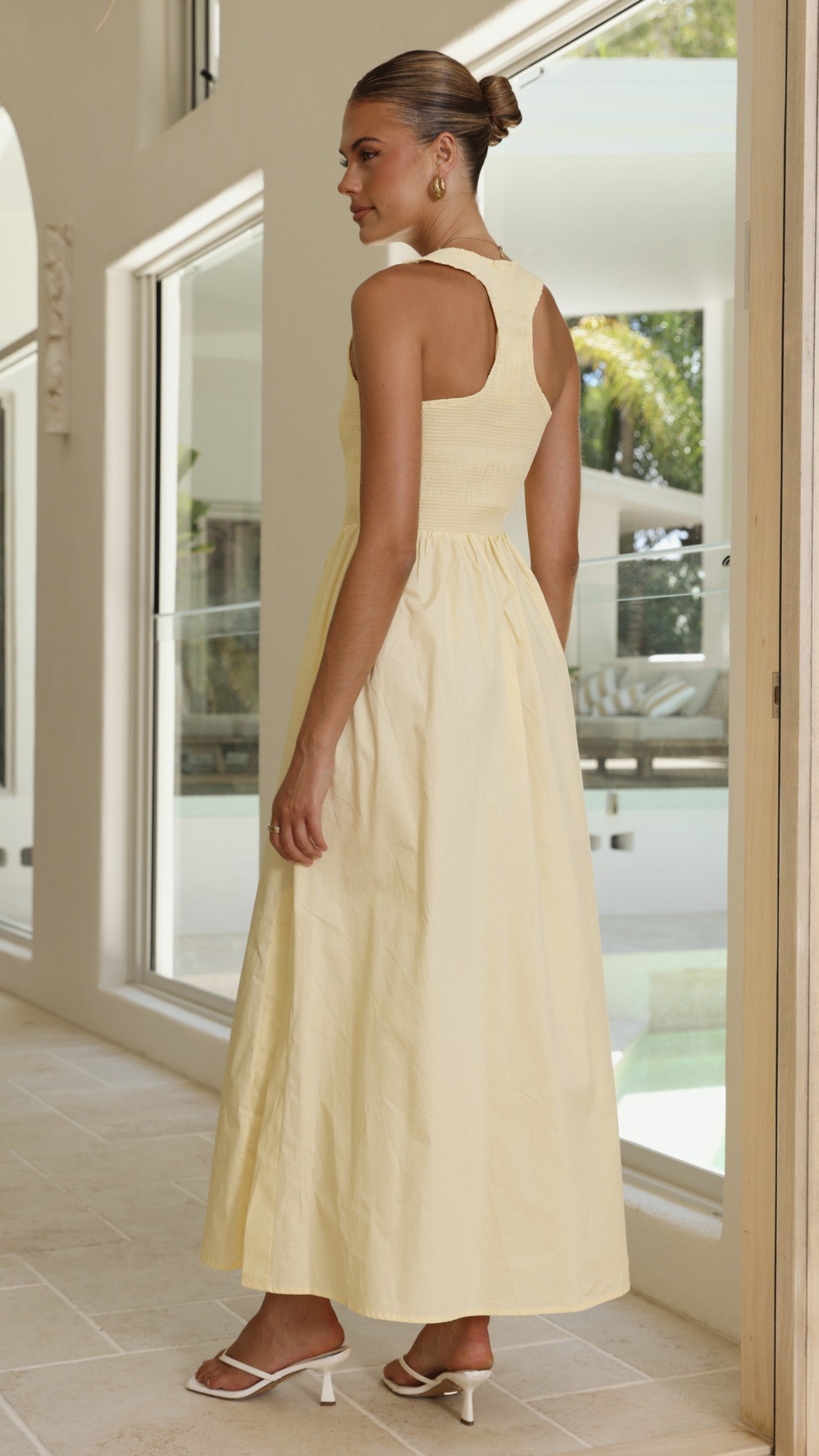 Amira Maxi Dress - Yellow - Billy J