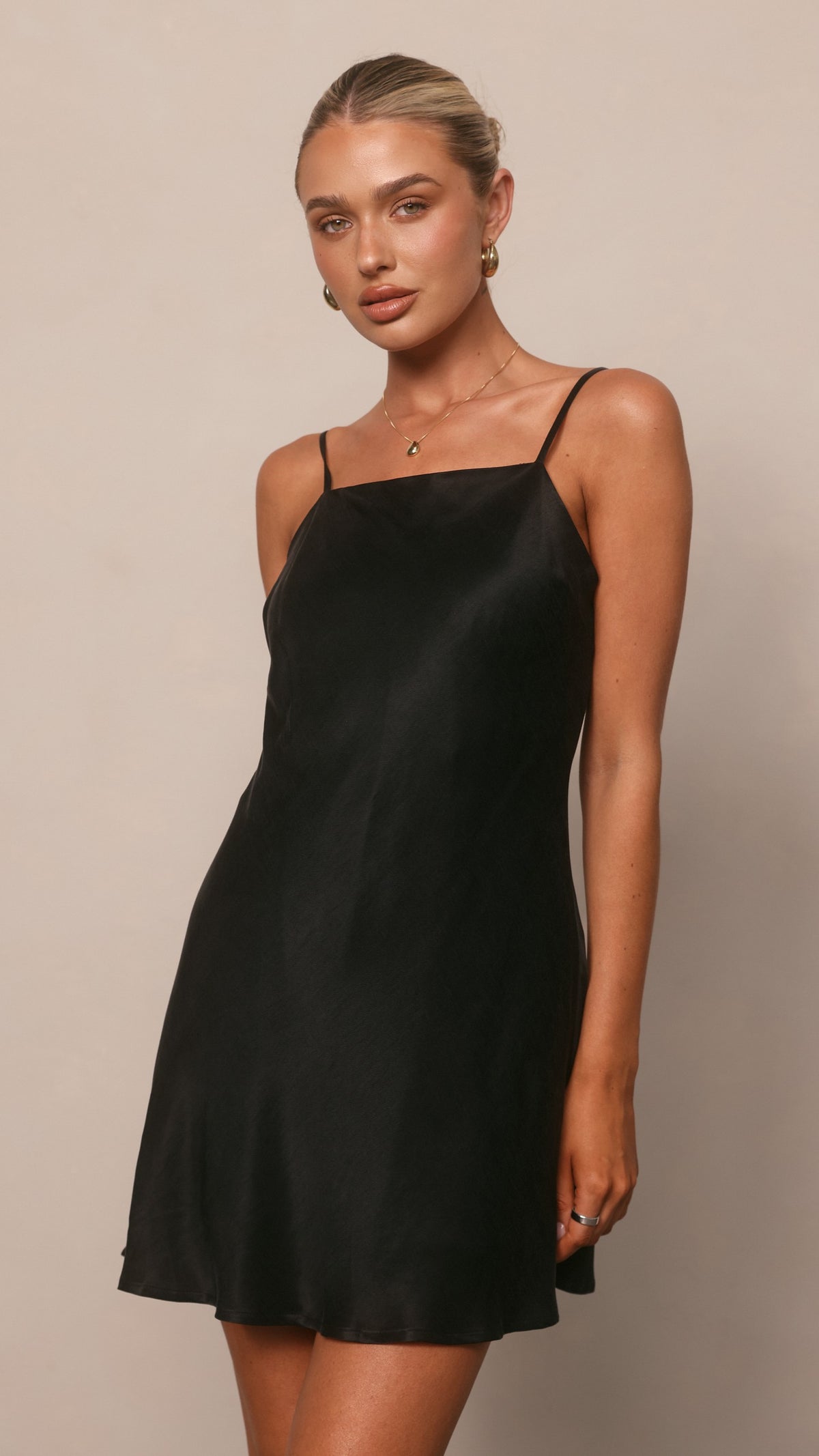 Laura Mini Dress - Black - Billy J