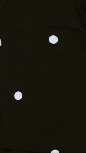 Kailani Strapless Top and Pants Set - Black/White Polka - Billy J