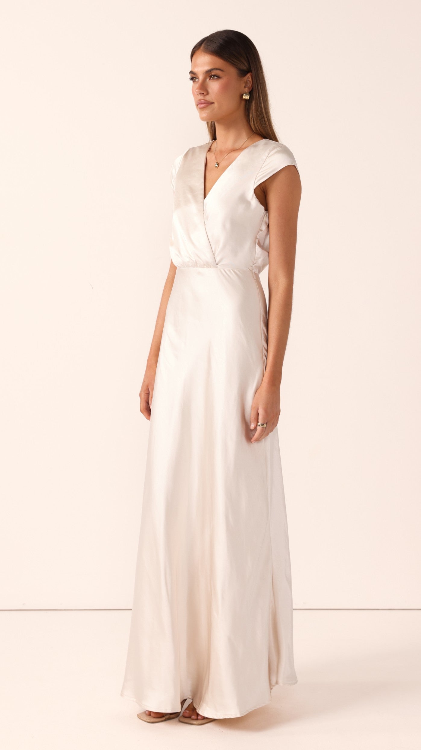 Selma Maxi Dress - Champagne - Billy J