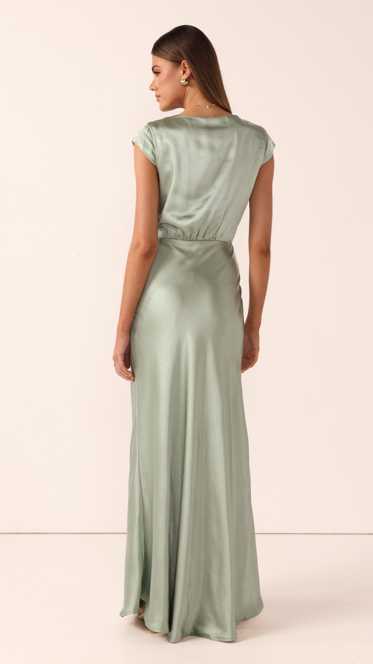 navy graduation dress Matte Blue High School Gown day-event Back Details Size:4