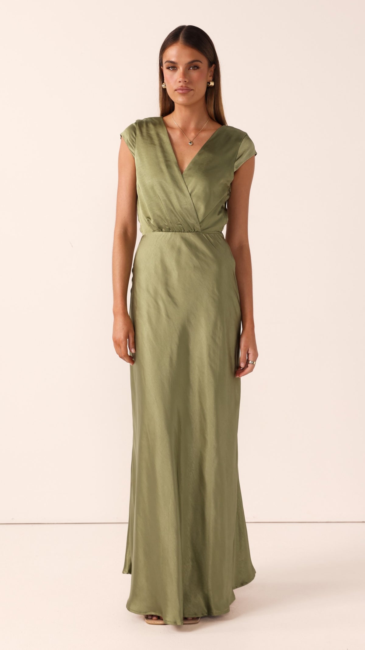 Selma Maxi Dress - Olive - Billy J