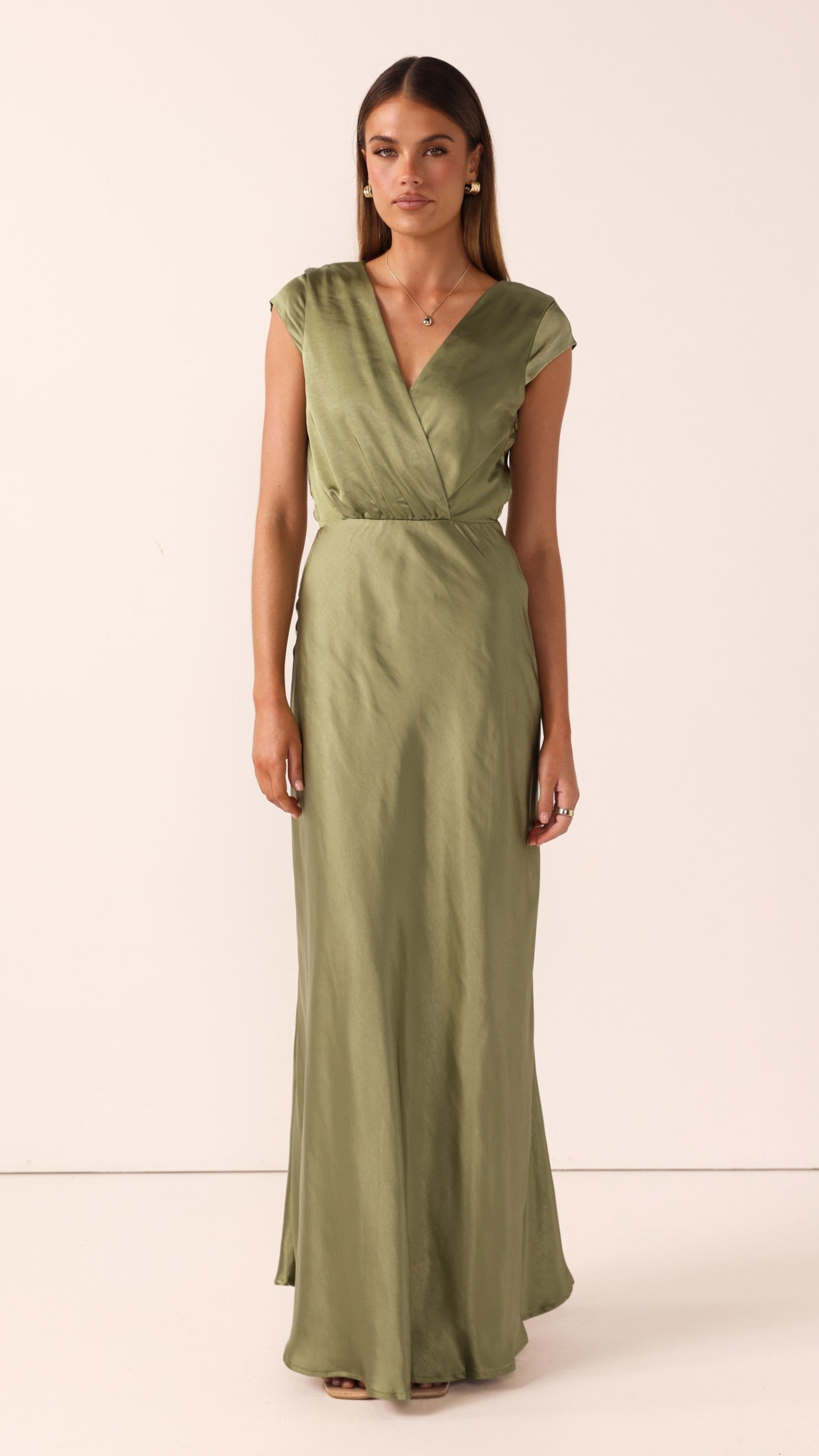 Selma Maxi Dress - Olive - Billy J