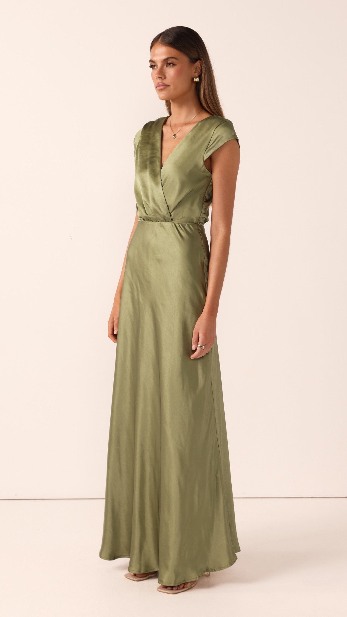 Selma Maxi Dress - Olive - Billy J