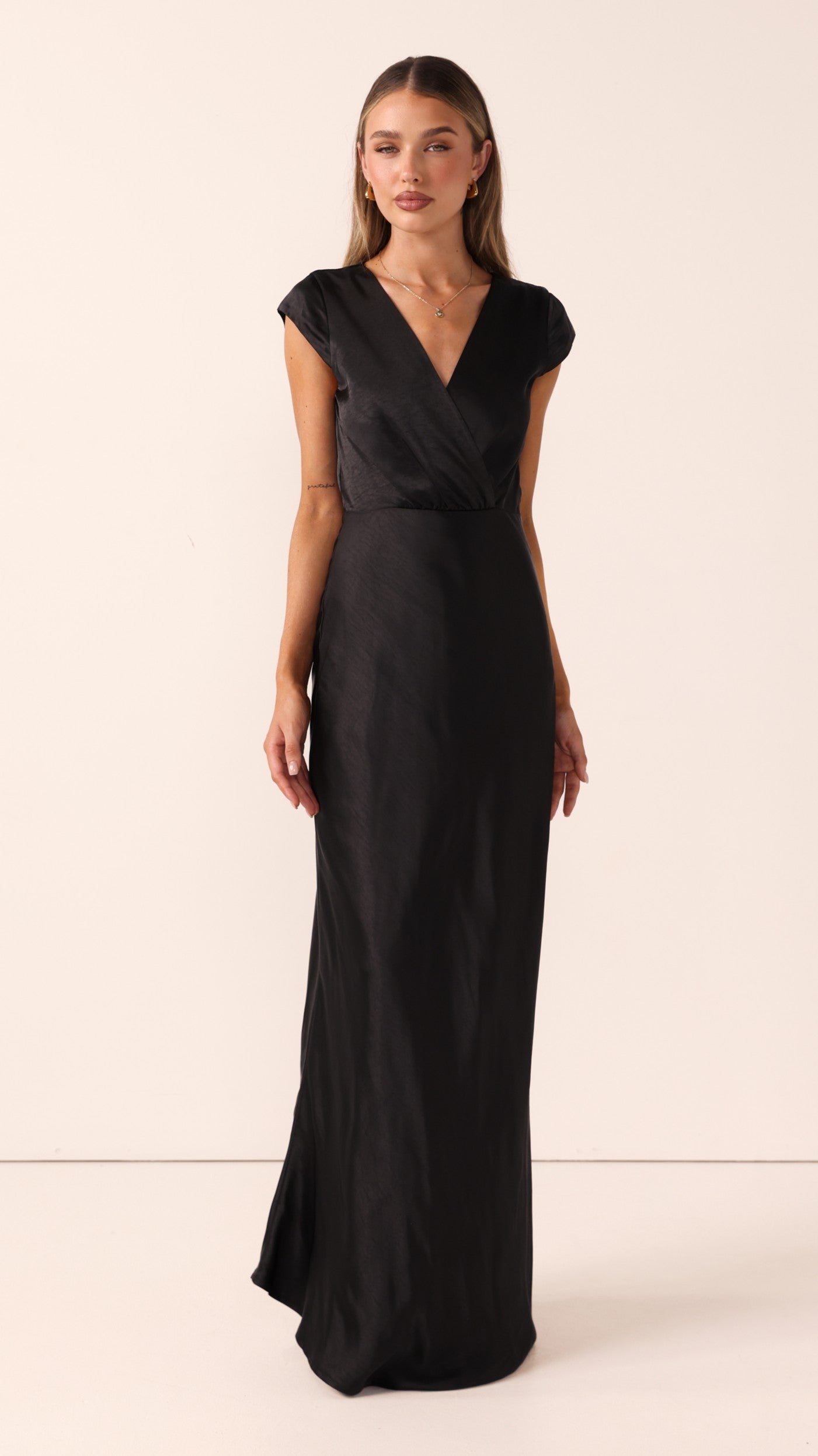 Selma Maxi Dress - Black - Billy J