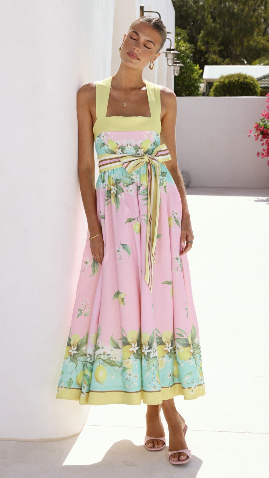 Velma Maxi Dress - Rosé Lemonade - Billy J