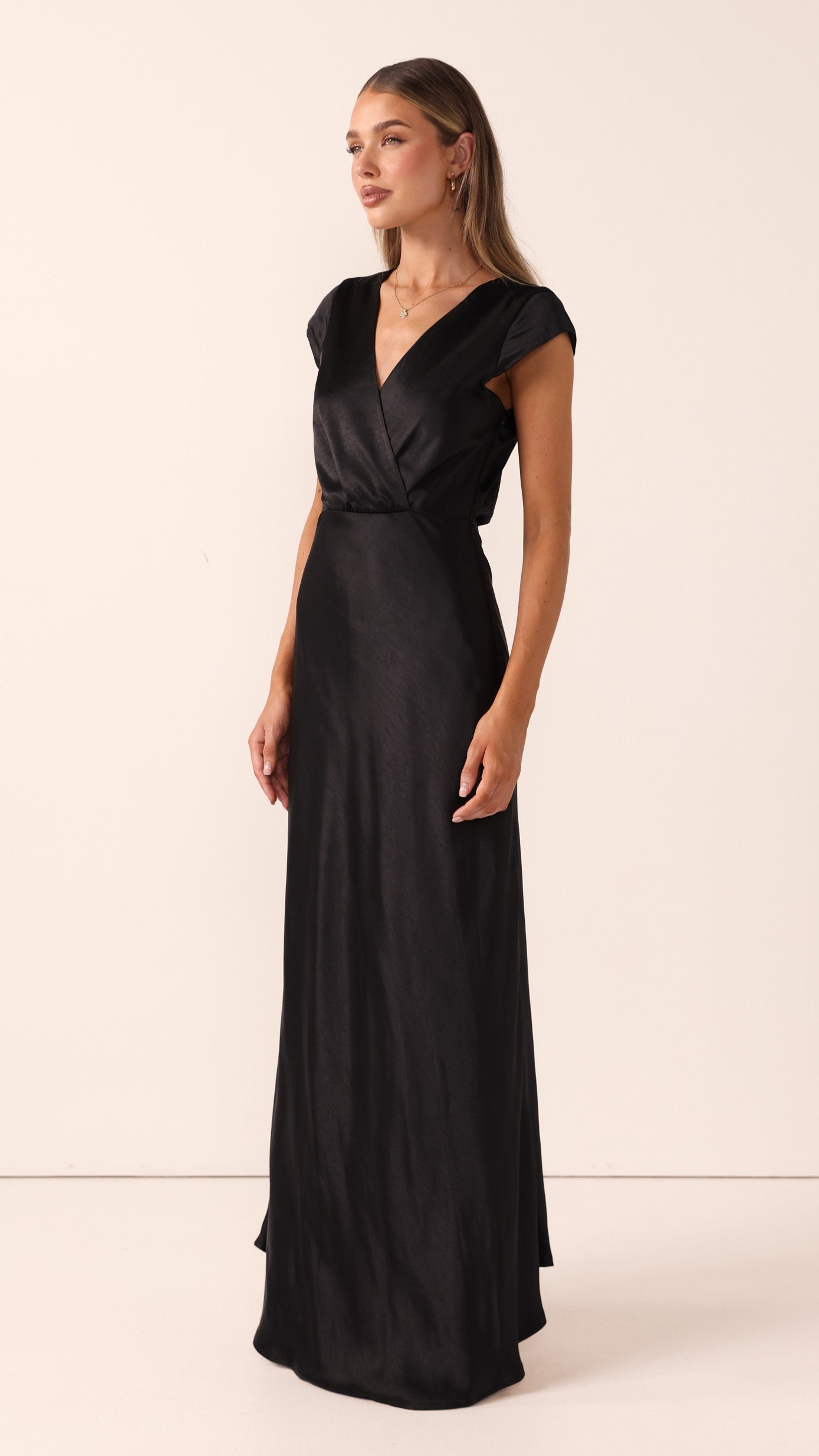 Selma Maxi Dress - Black - Billy J