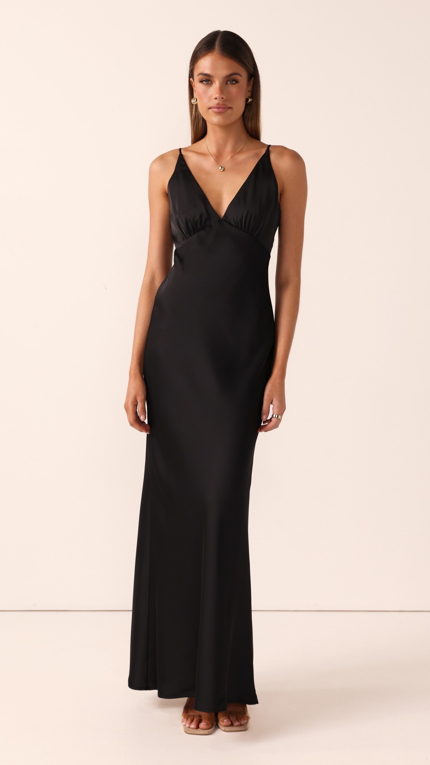 Ziah Maxi Dress - Black - Billy J
