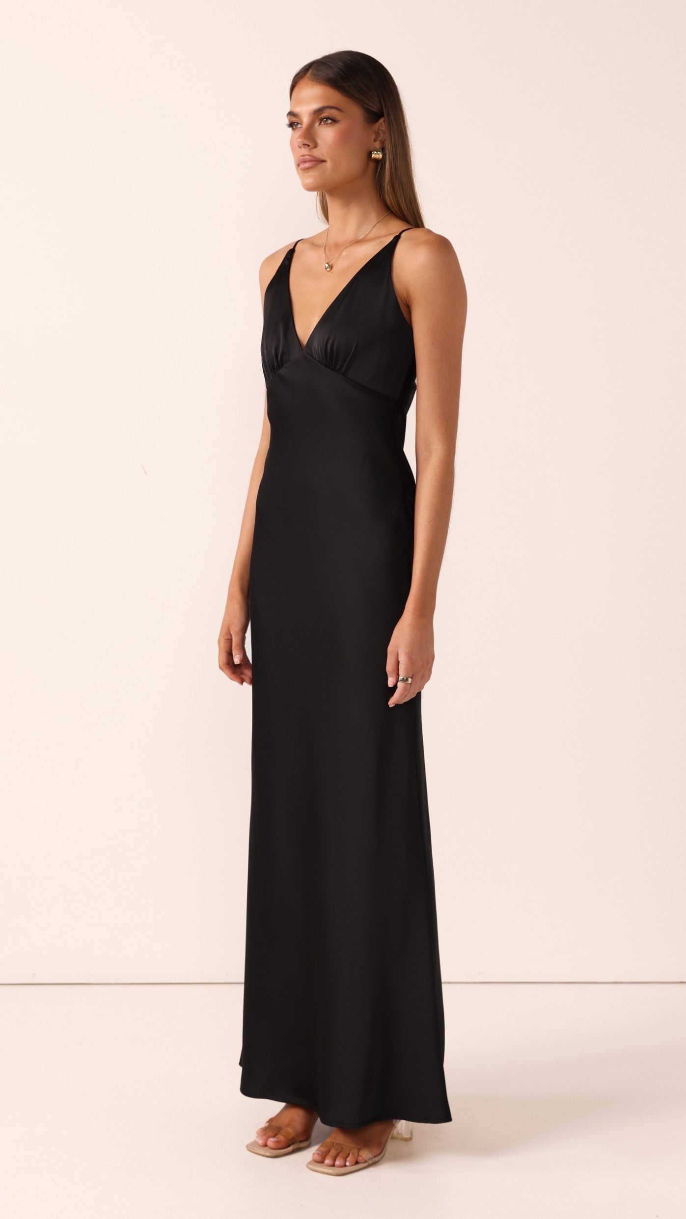 Ziah Maxi Dress - Black - Billy J
