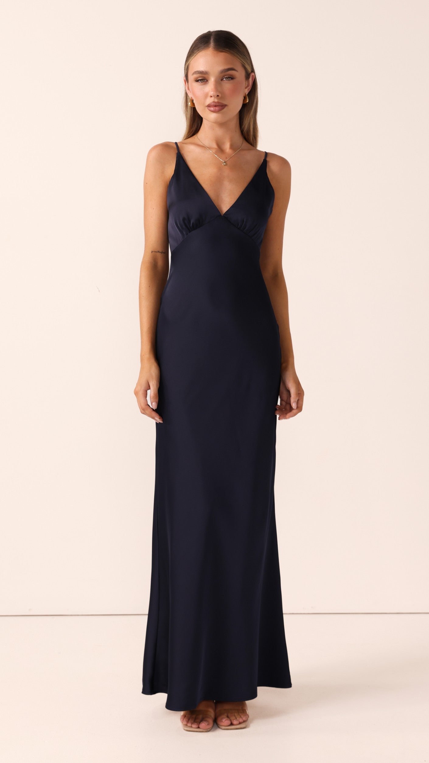 Ziah Maxi Dress - Navy - Billy J