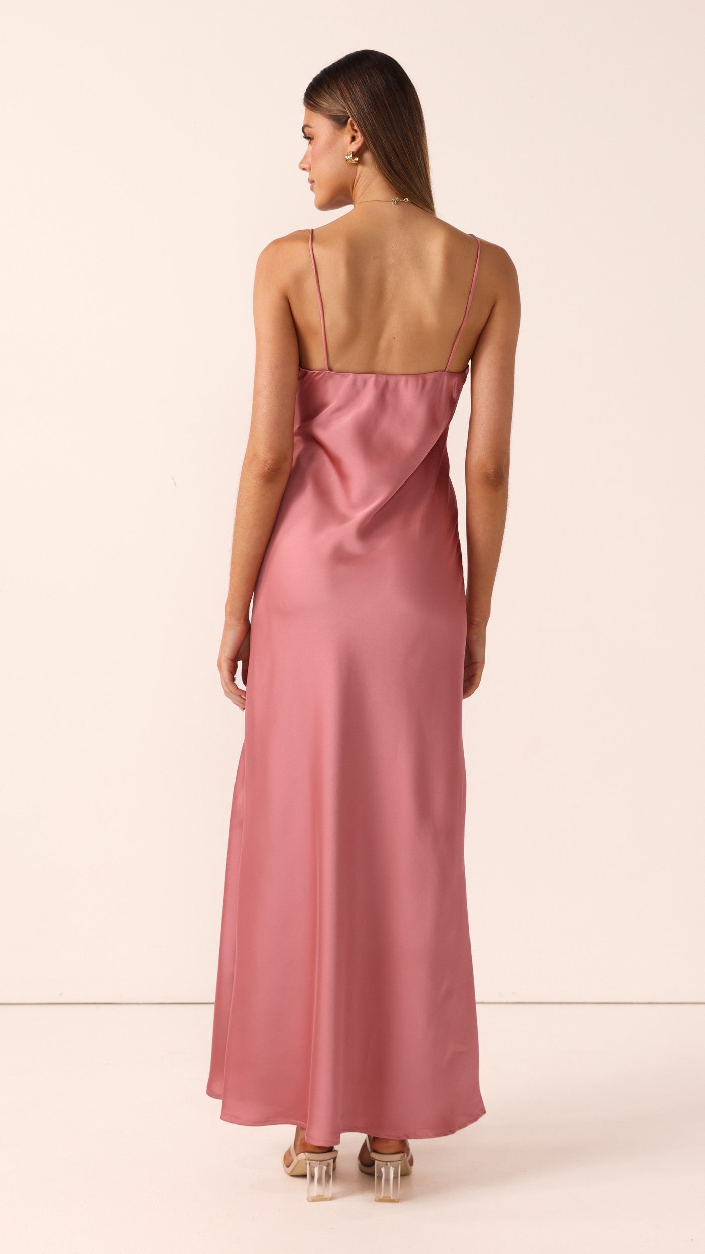 Ziah Maxi Dress - Baked Rose - Billy J