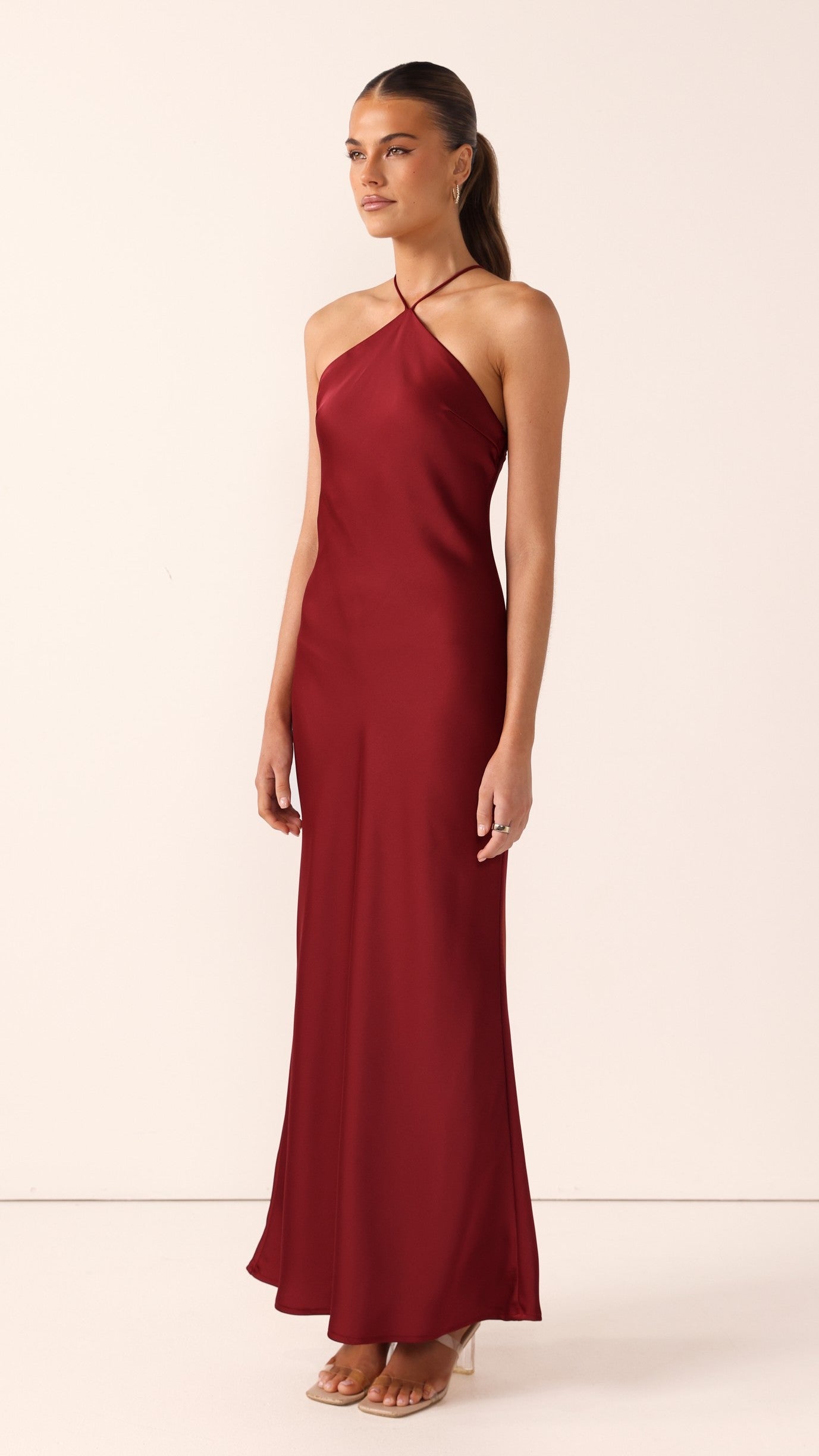 Chiara Maxi Dress - Wine - Billy J