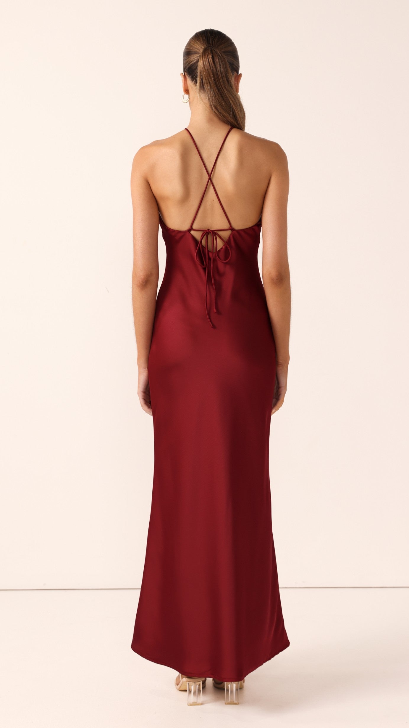 Chiara Maxi Dress - Wine - Billy J