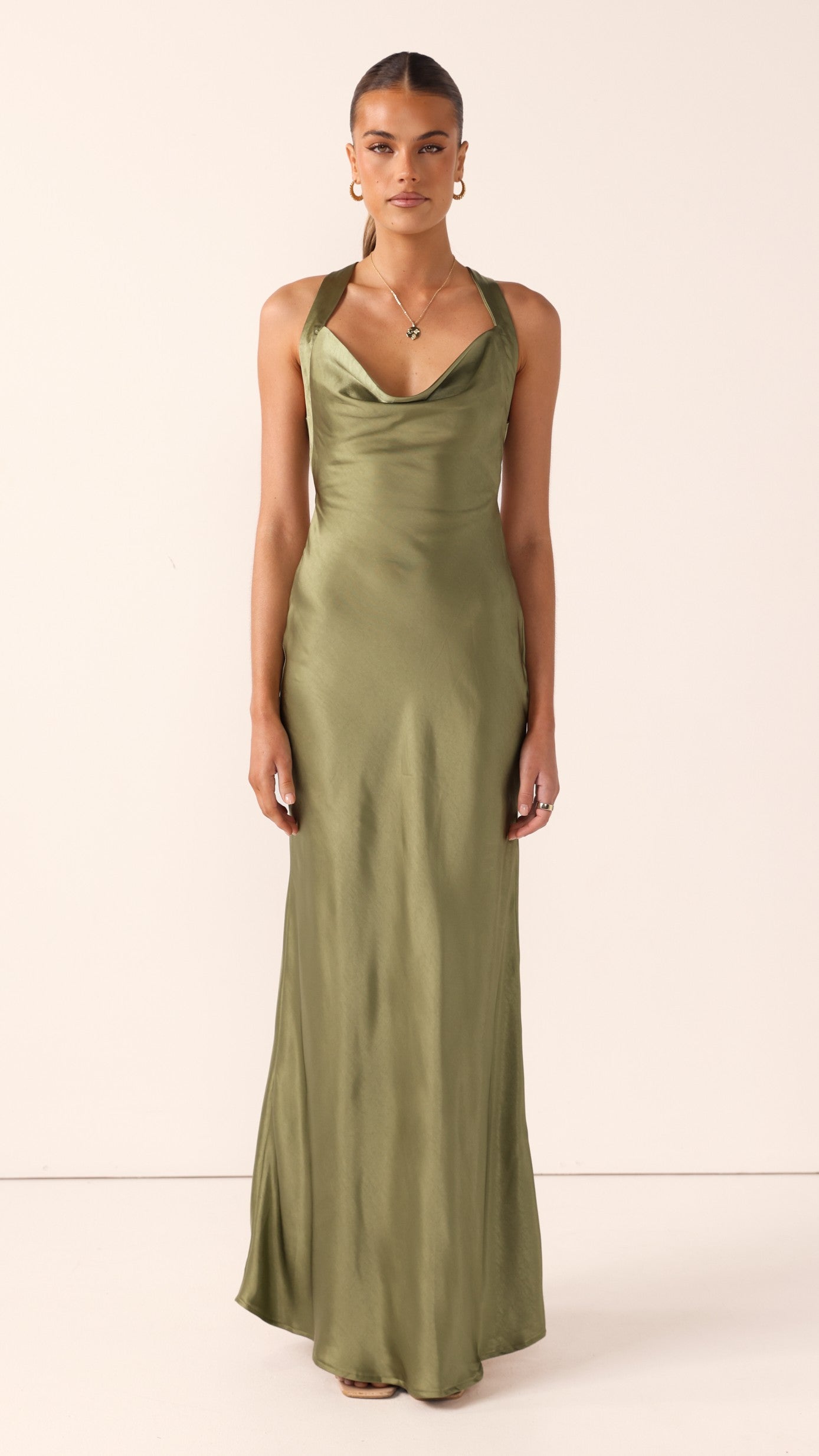 Eva Maxi Dress - Olive - Billy J