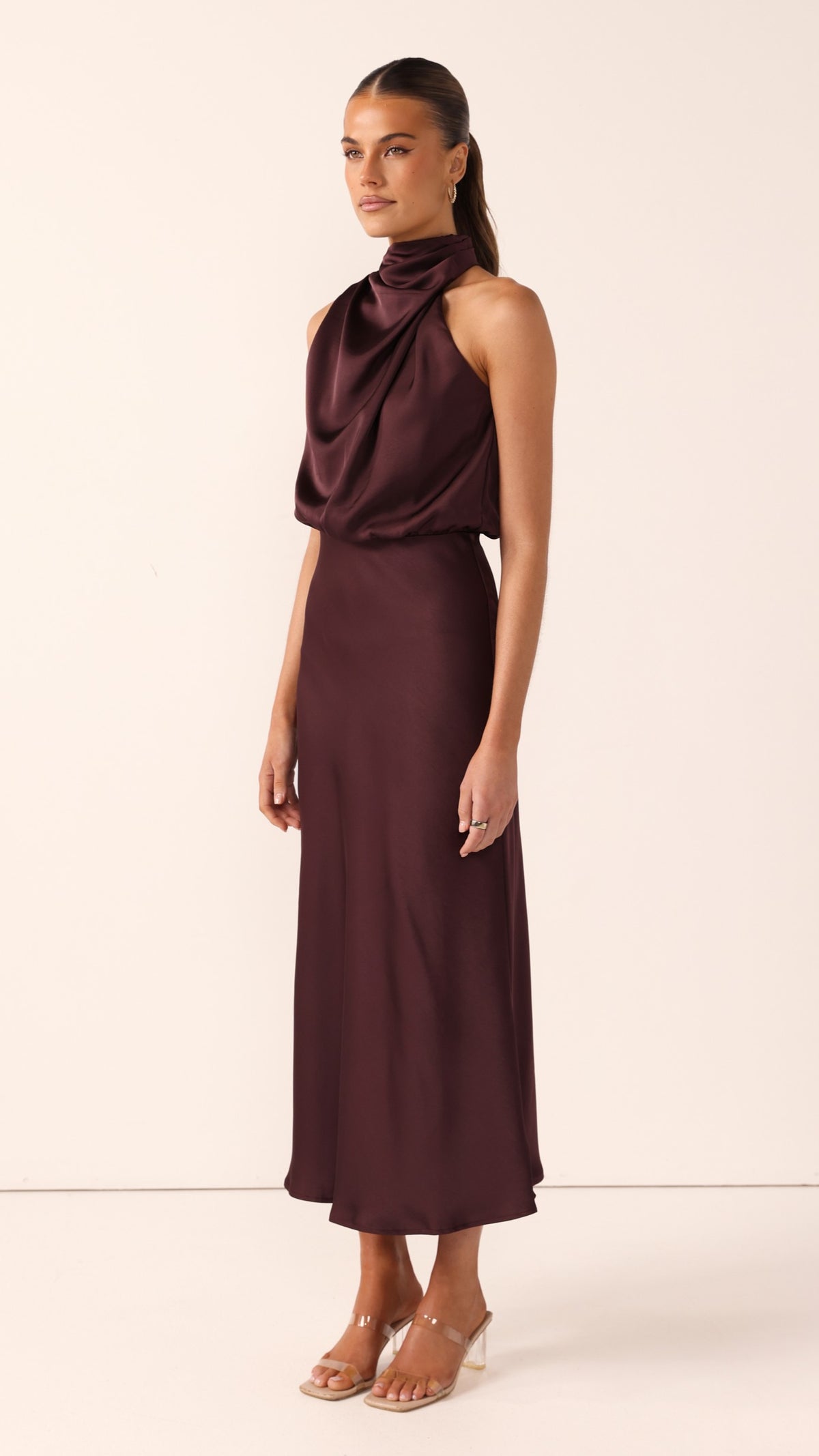 Esther Maxi Dress - Chocolate - Billy J