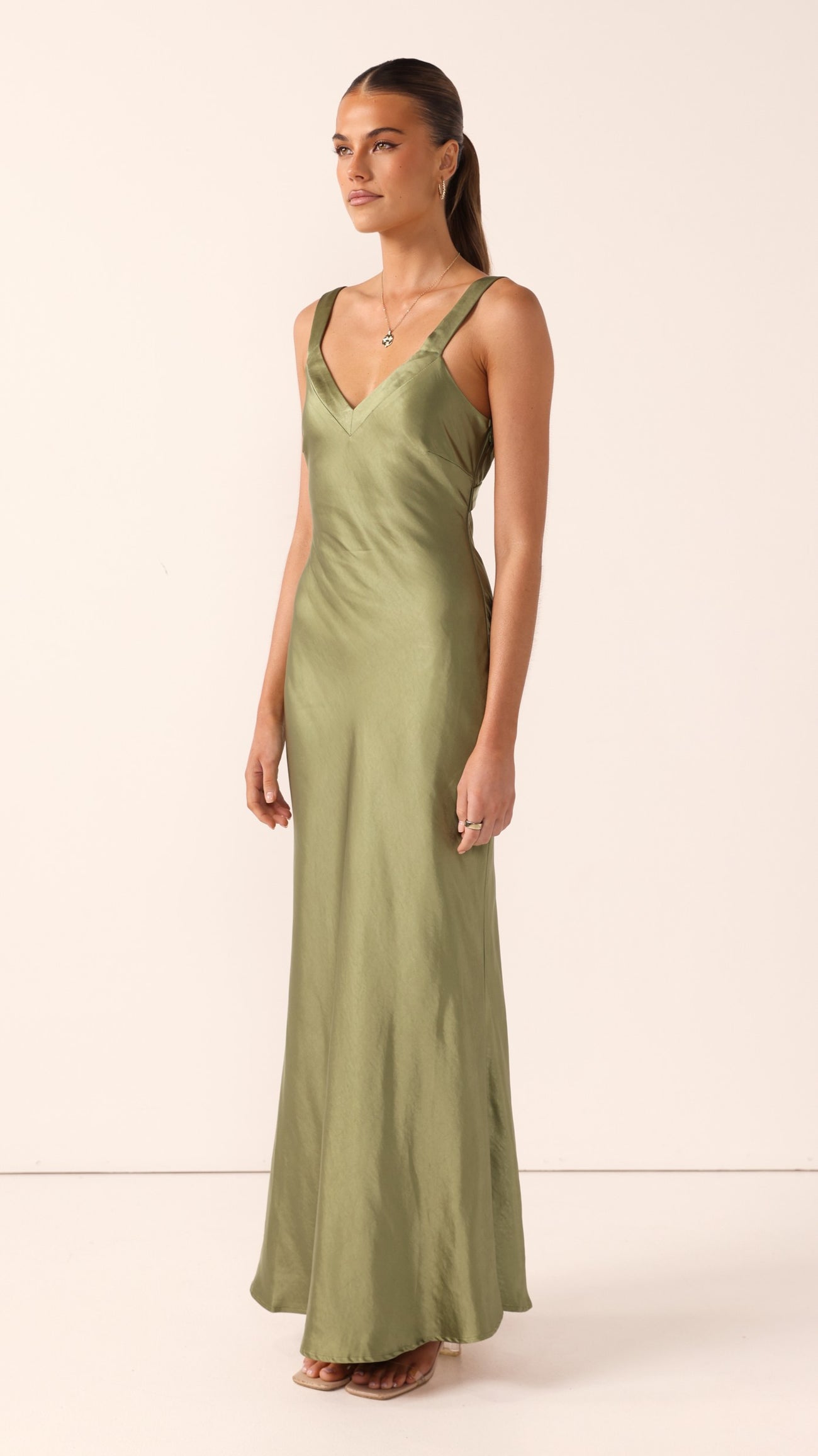 Andie Maxi Dress - Olive - Billy J