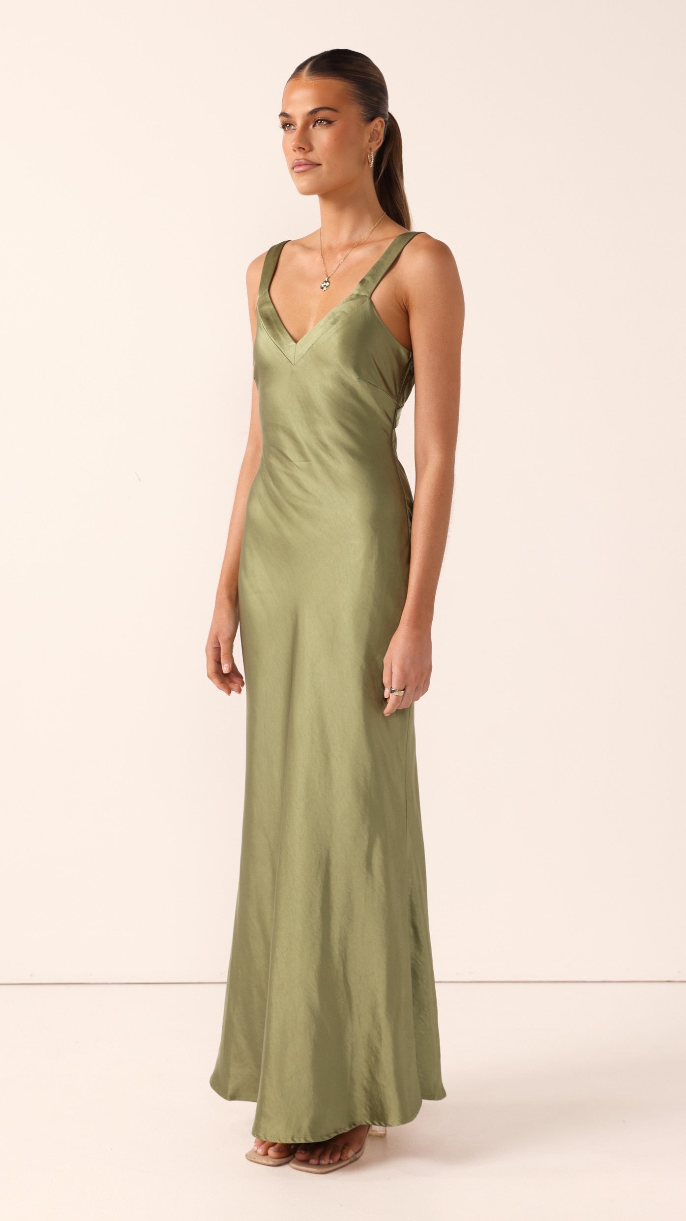 Andie Maxi Dress - Olive - Billy J