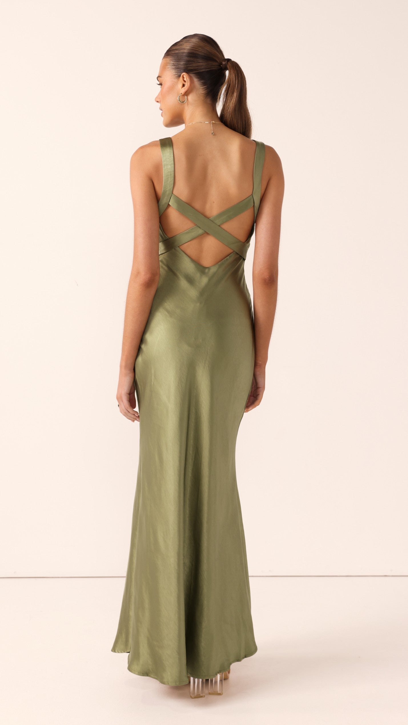 Andie Maxi Dress - Olive - Billy J