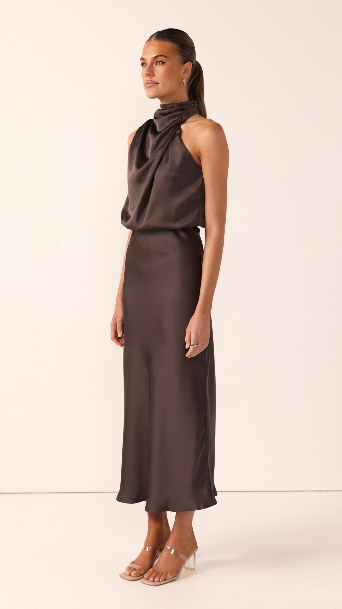 Esther Maxi Dress - Espresso - Billy J