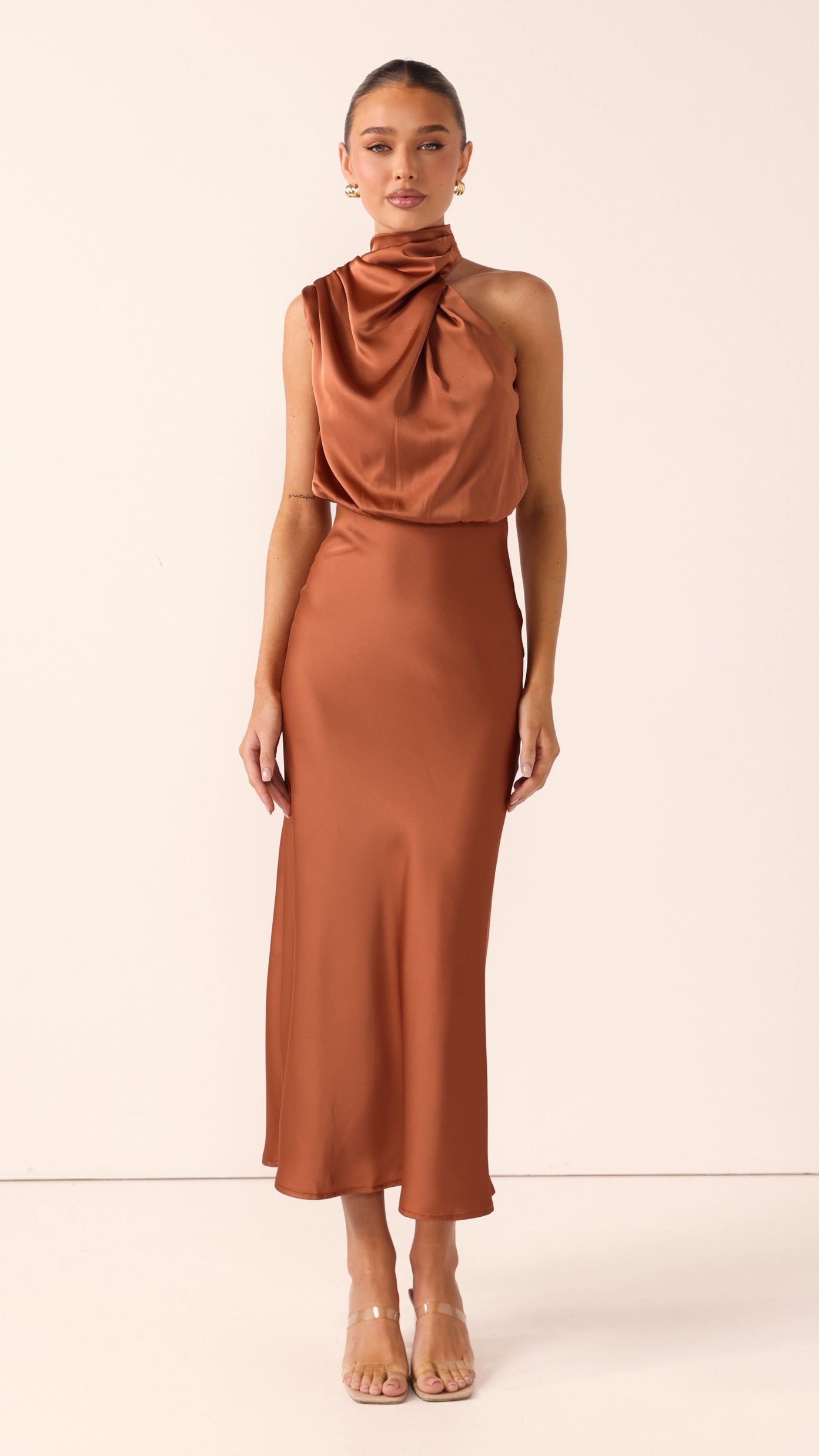 Esther Maxi Dress - Copper - Billy J