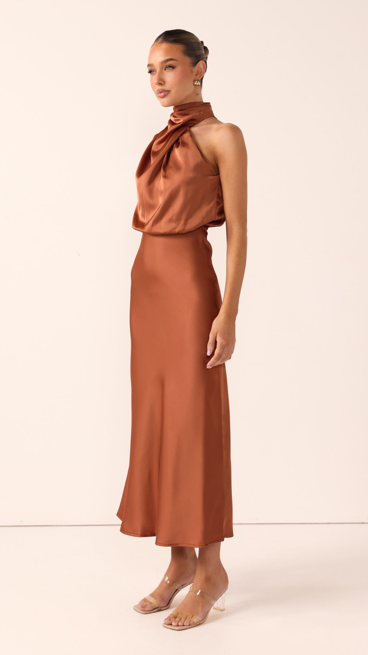 Esther Maxi Dress - Copper - Billy J