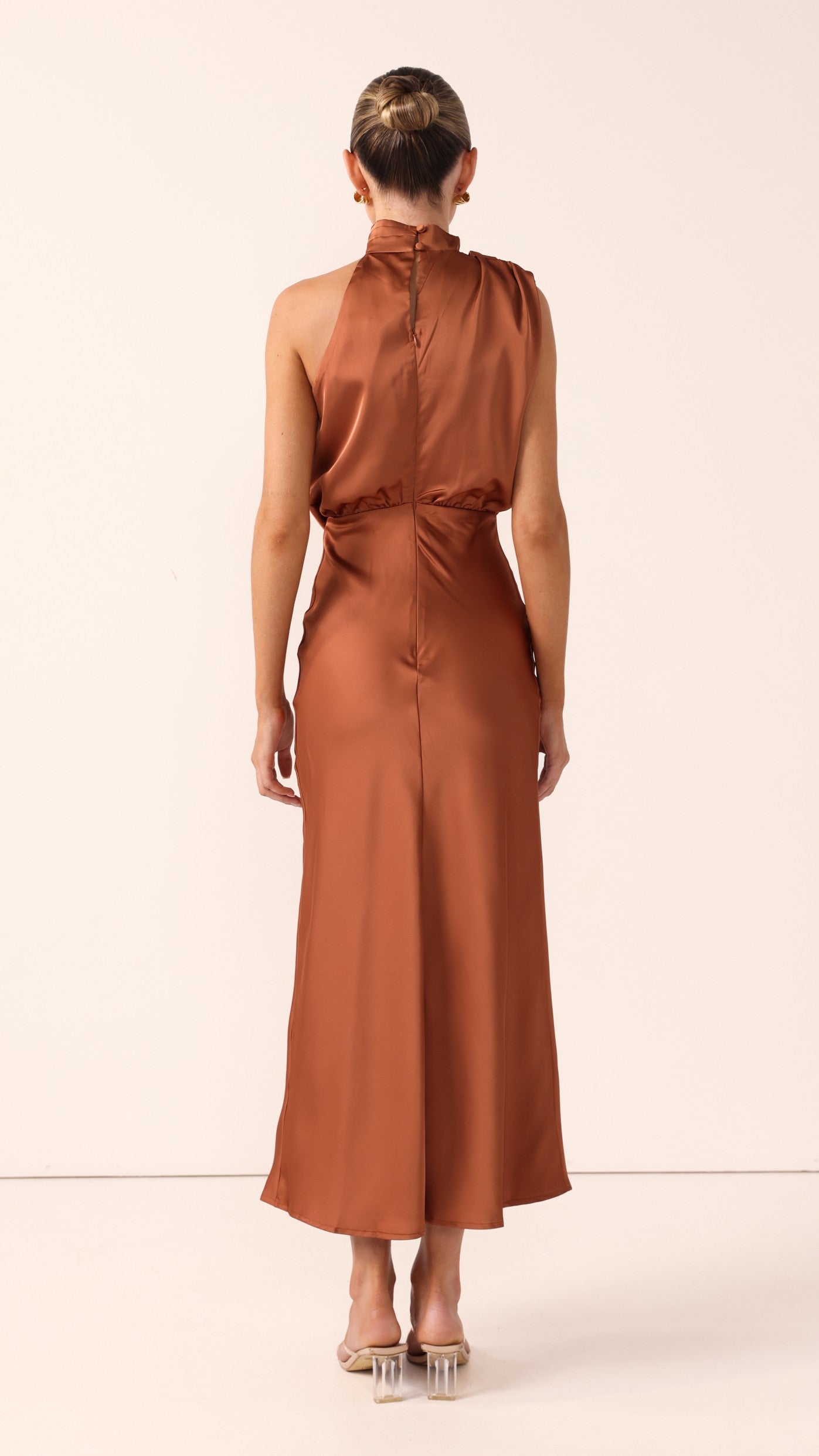 Esther Maxi Dress - Copper - Billy J