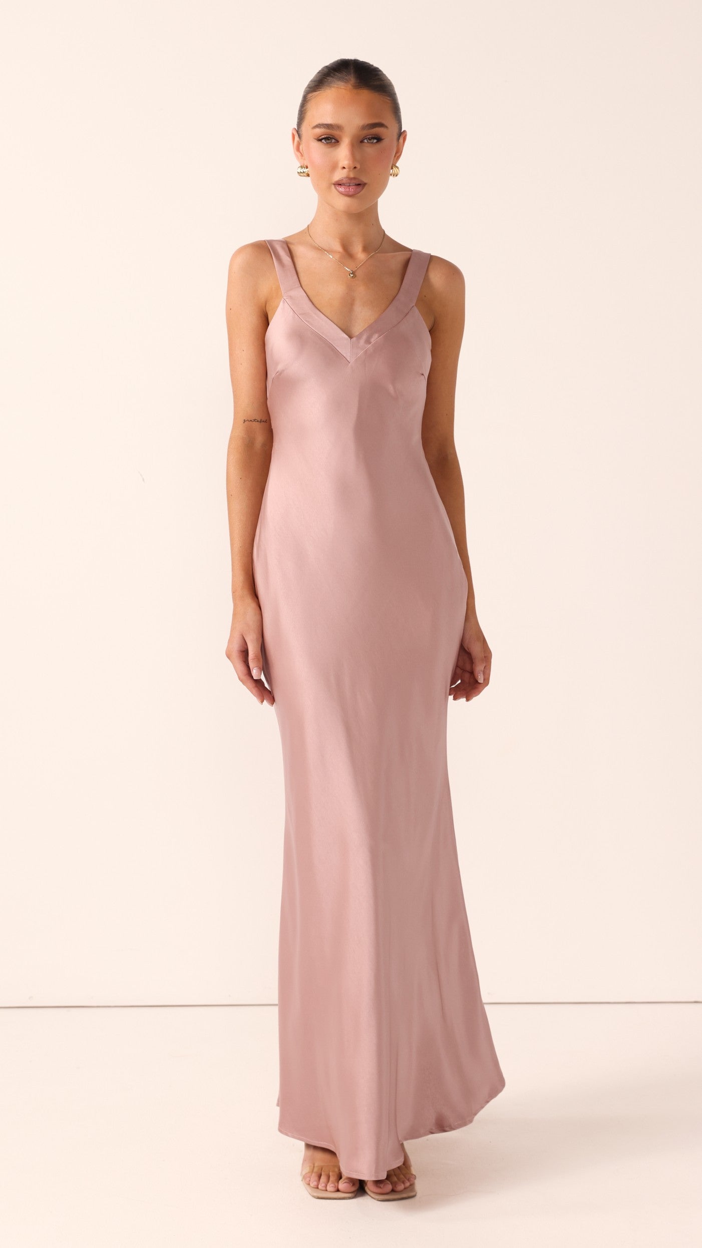 Andie Maxi Dress - Dusty Pink - Billy J