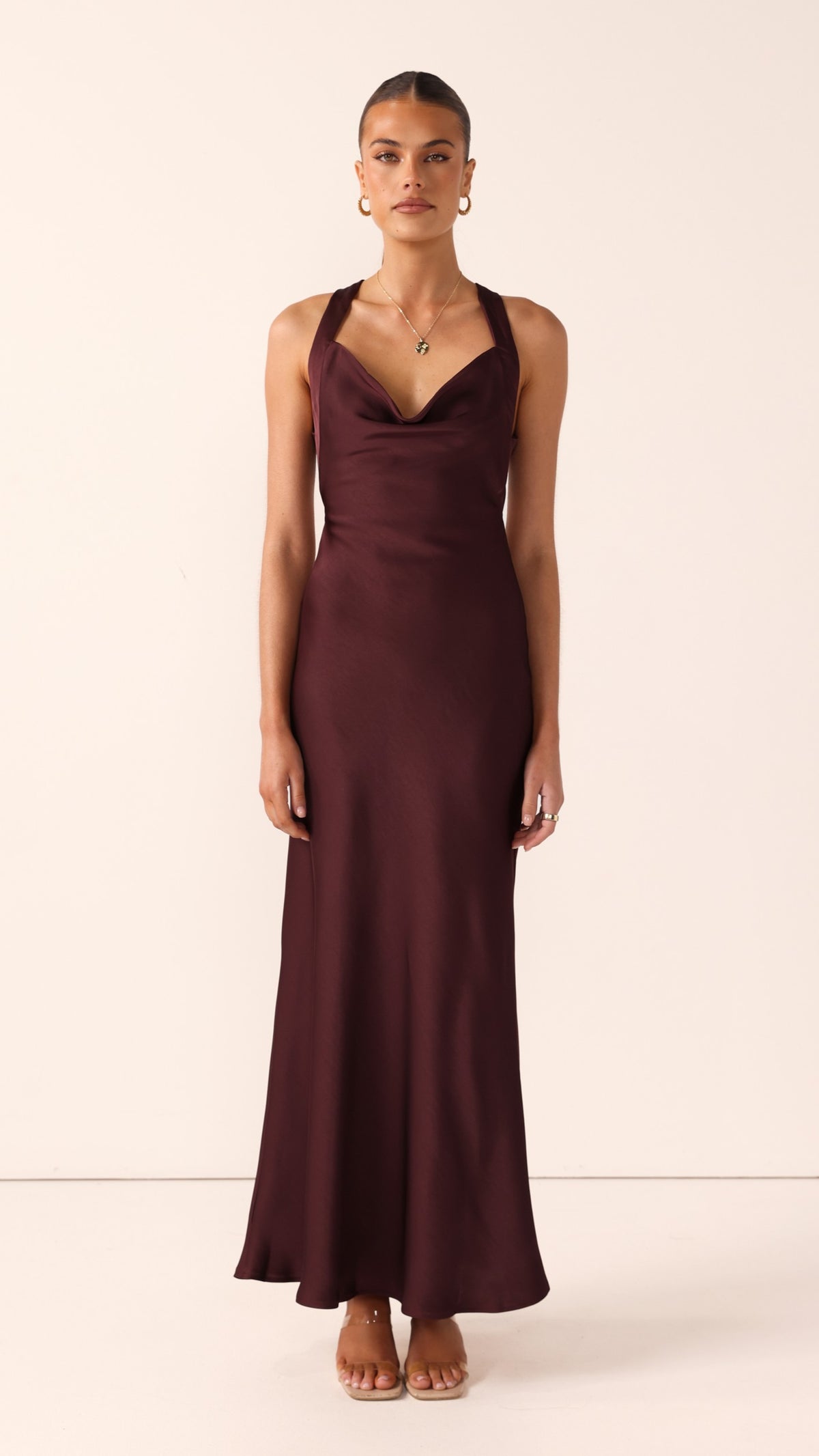 Eva Maxi Dress - Chocolate - Billy J
