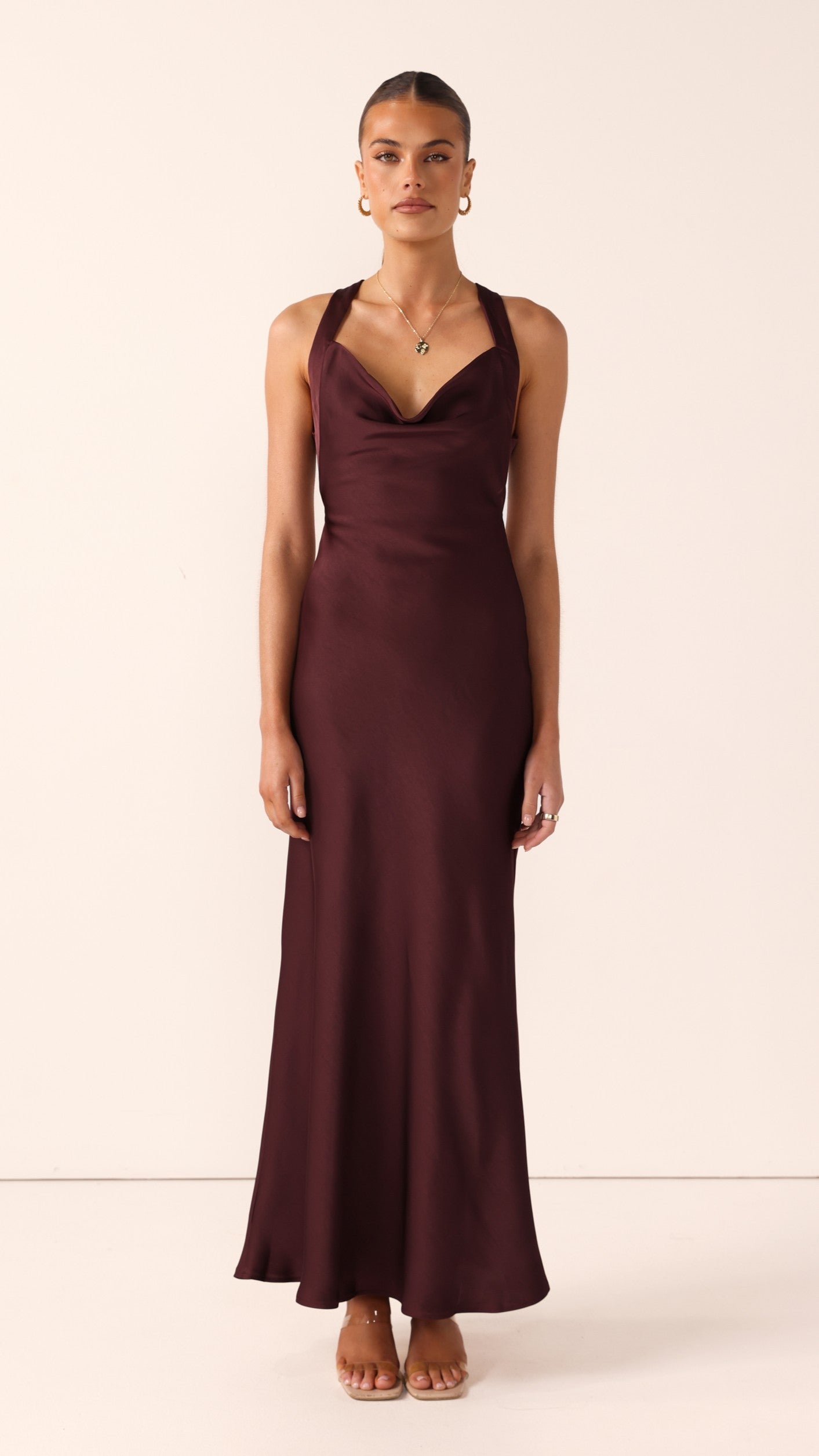 Eva Maxi Dress - Chocolate - Billy J