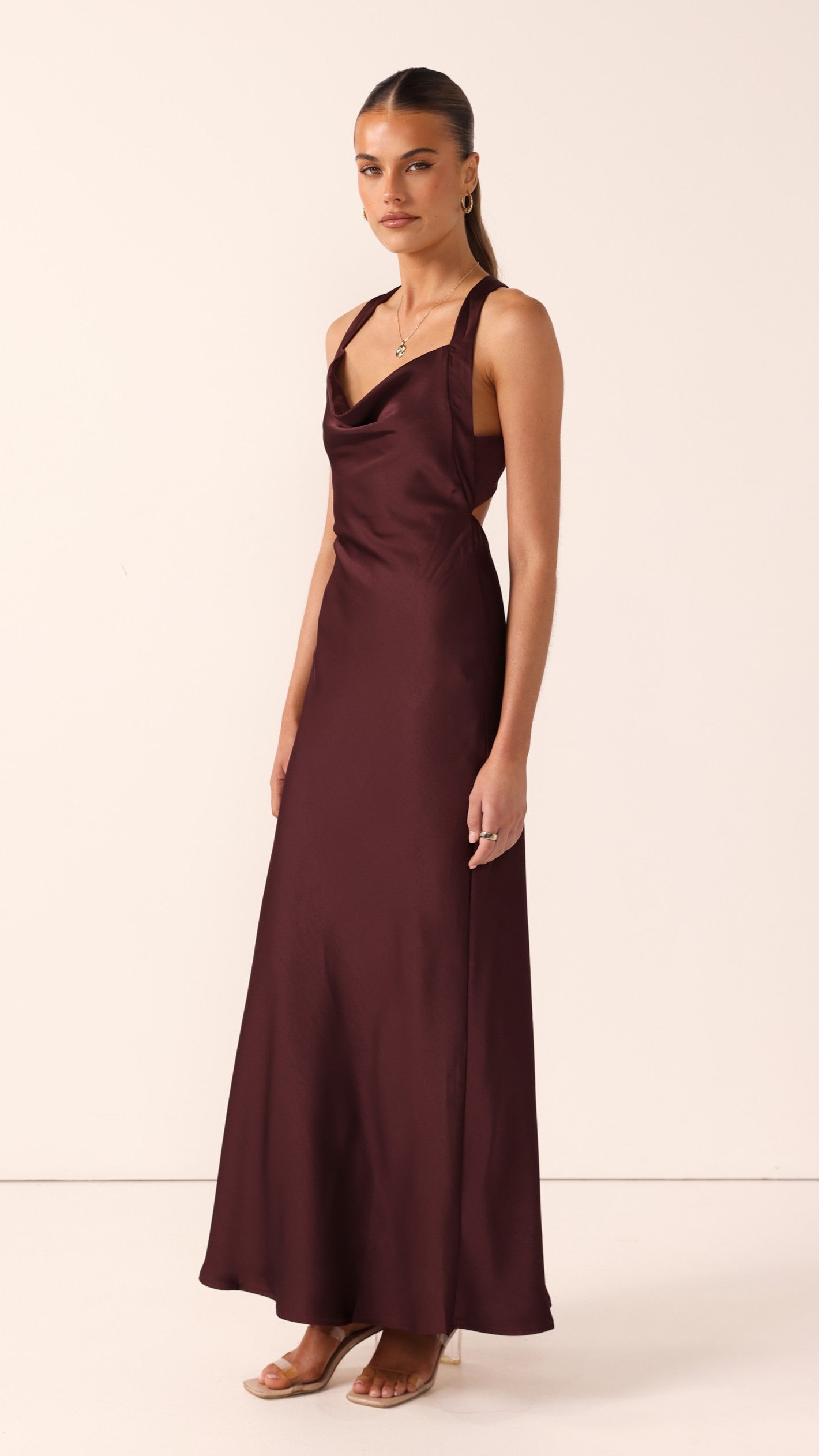 Eva Maxi Dress - Chocolate - Billy J