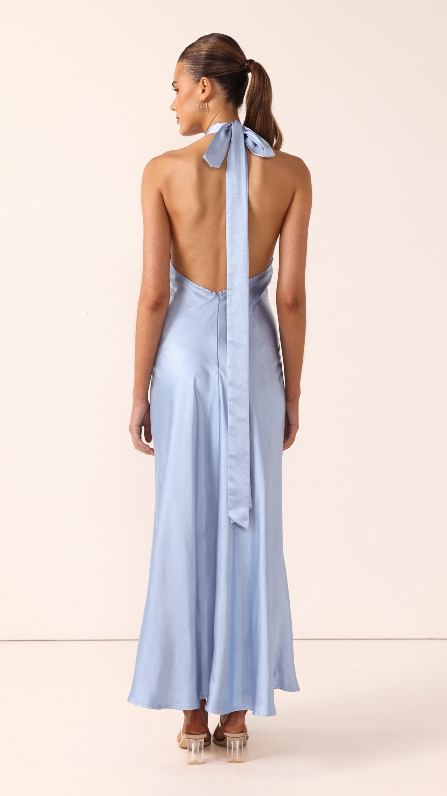 Amalia Maxi Dress - Blue - Billy J