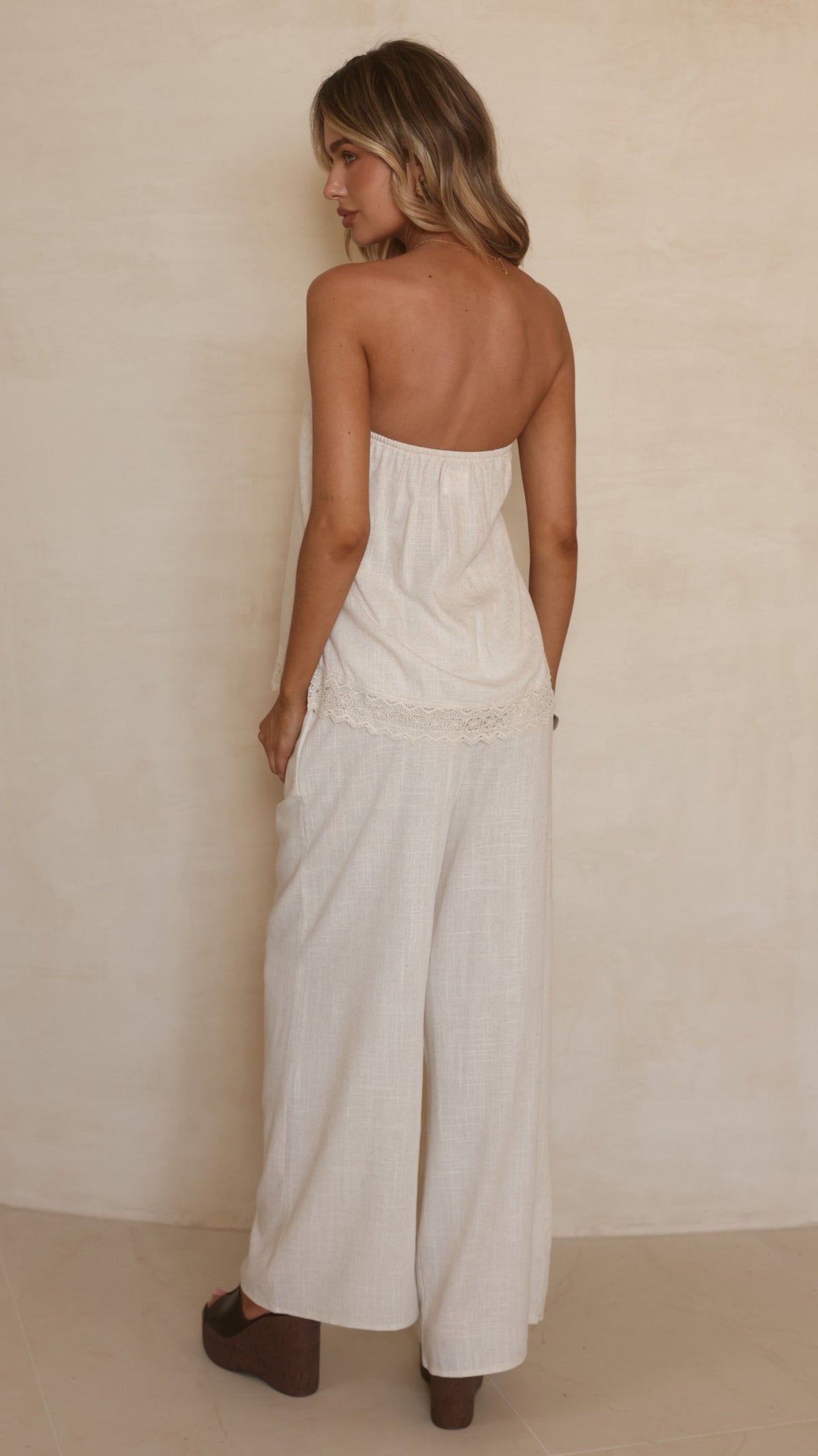 Luna Top and Pants Set - Oat - Billy J