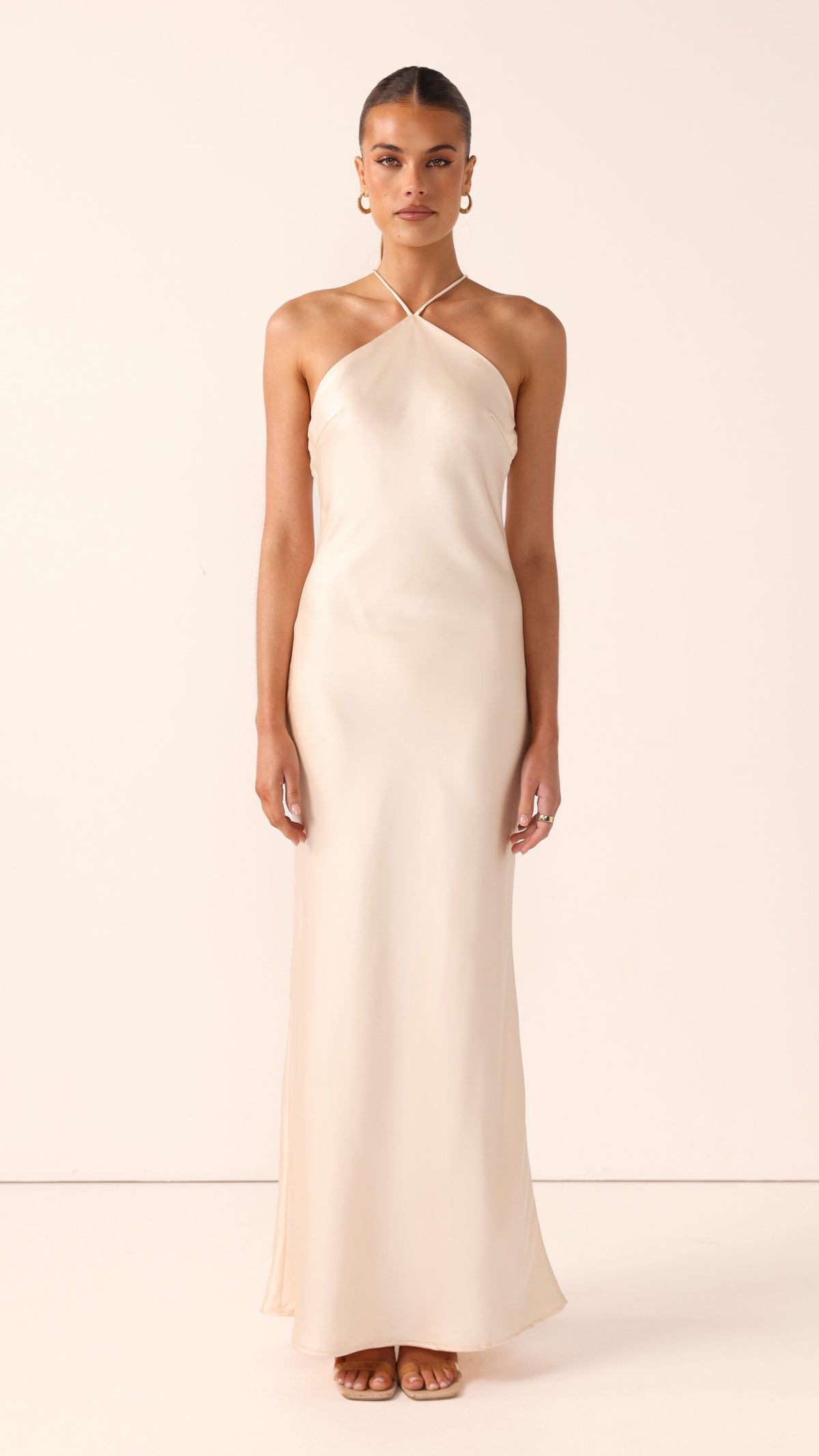 Chiara Maxi Dress - Soft Gold - Billy J