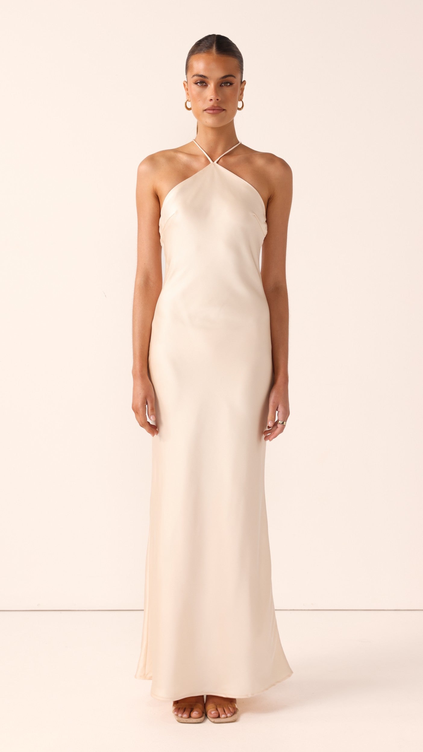Chiara Maxi Dress - Soft Gold - Billy J